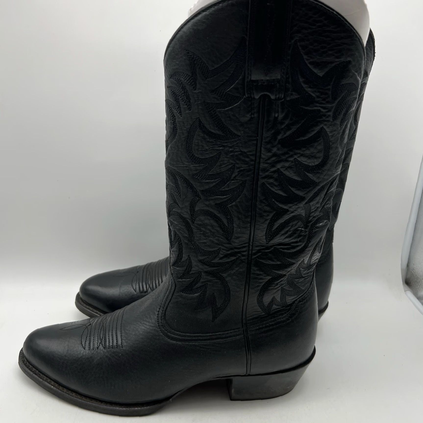 Ariat Ariat Heritage Western Boots Men Black Leather Pull-On Size 10 EE Size US 10 / EU 43 - 5 Thumbnail