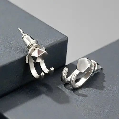Other Hook Paw Stud Earrings for Men Size ONE SIZE - 2 Thumbnail