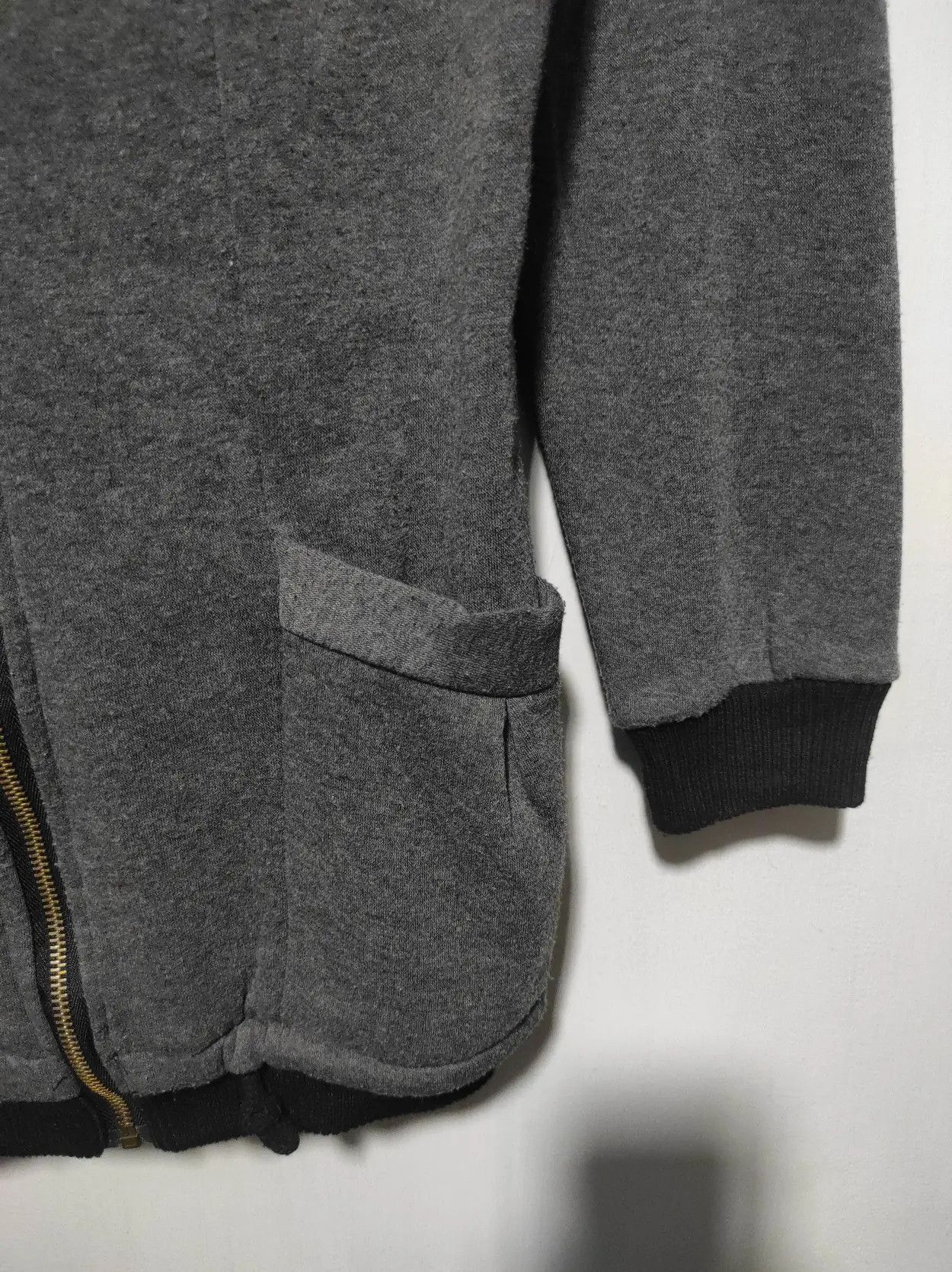 Japanese Brand Double Layer Grey Fur Hoodie if6was9 LGB style Size US S / EU 44-46 / 1 - 6 Thumbnail