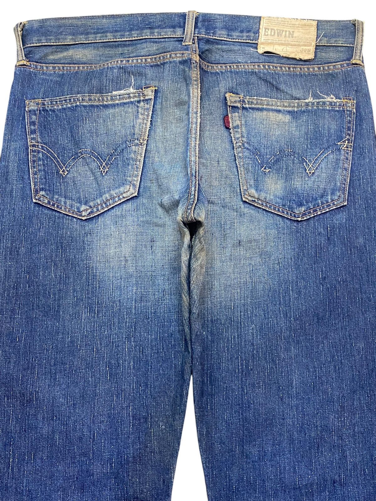 Edwin Vintage Edwin Japan Mud Wash Baggy Style Jeans Size US 36 / EU 52 - 4 Thumbnail