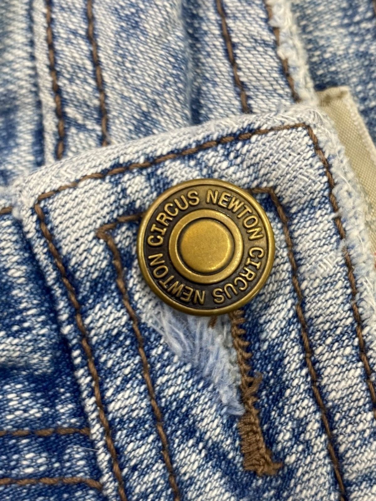 Newton Newton Circus Brand Blue Faded Wash Style Bush Pants Jeans Size US 29 - 9 Thumbnail