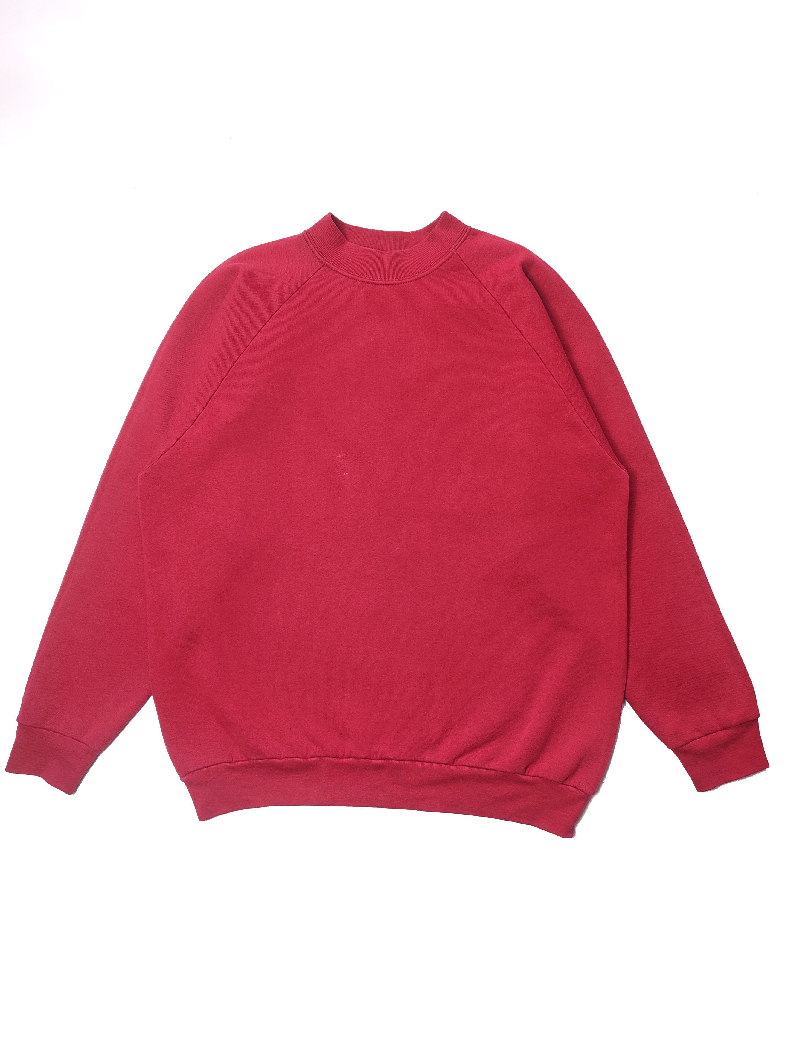 Fruit Of The Loom Vintage Blank Sweatshirt Size US XL / EU 56 / 4 - 4 Thumbnail