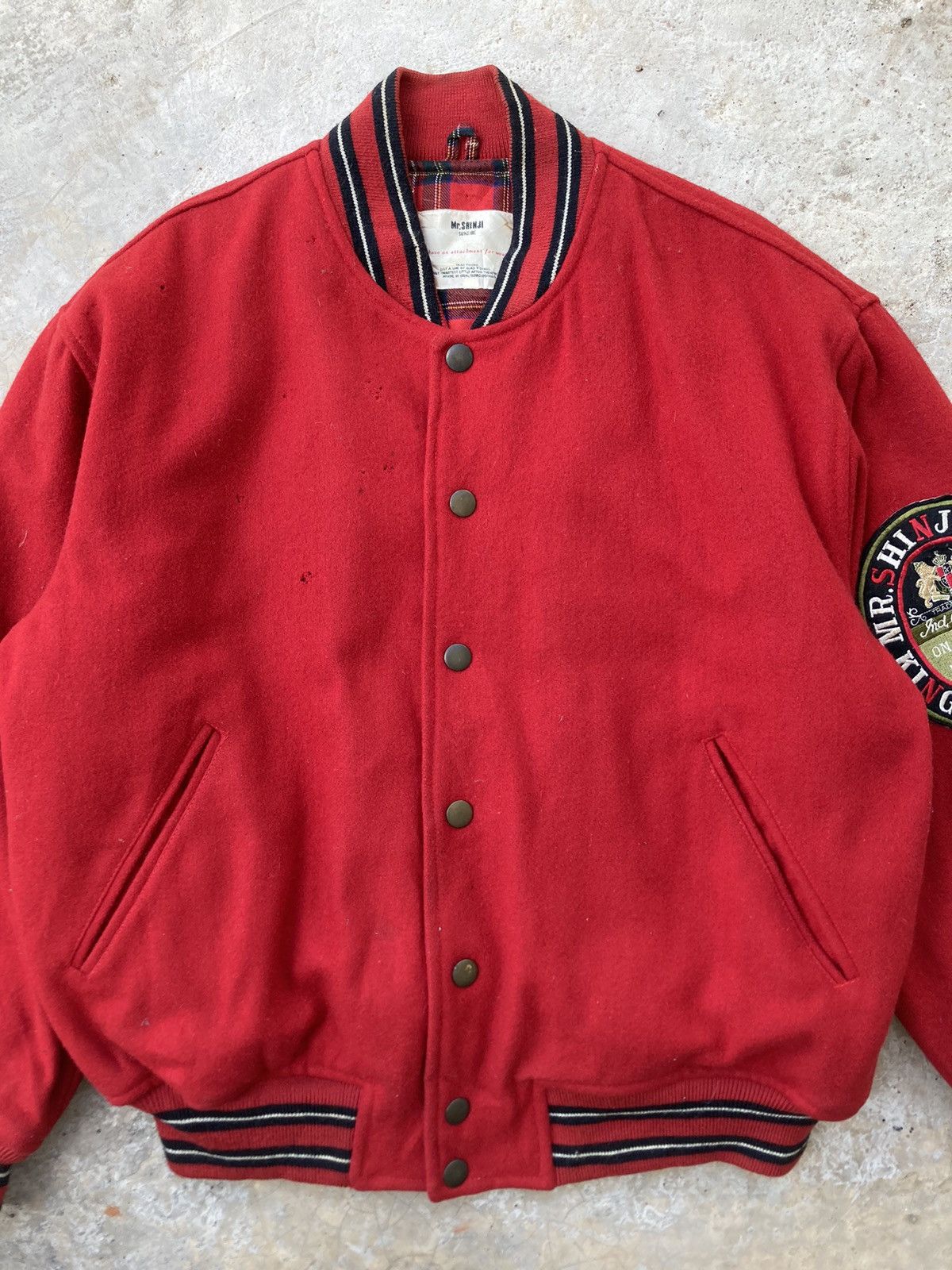 Japanese Brand Vintage Shinji Abe Attachment Bomber Jacket Size US XL / EU 56 / 4 - 4 Thumbnail