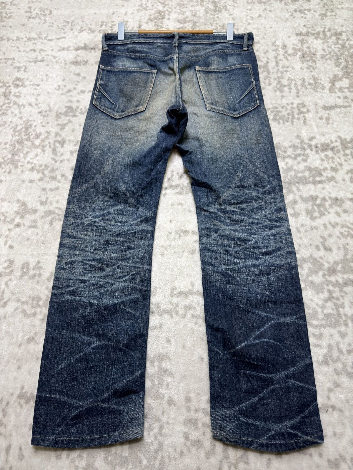 GOSTAR DE FUGA Vintage Gostar de Fuga Selvedge Claw Mark Whiskered Denim Size US 30 / EU 46 - 2 Thumbnail