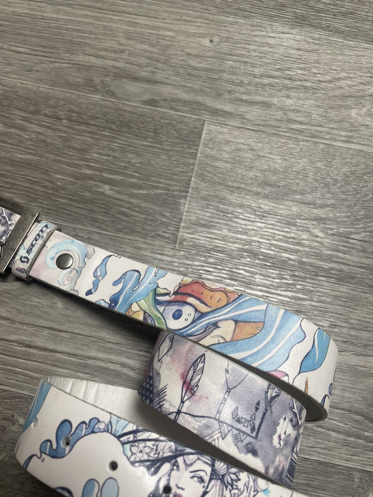 Other Scott Japanese Style Print Y2K Belt Size ONE SIZE - 3 Thumbnail