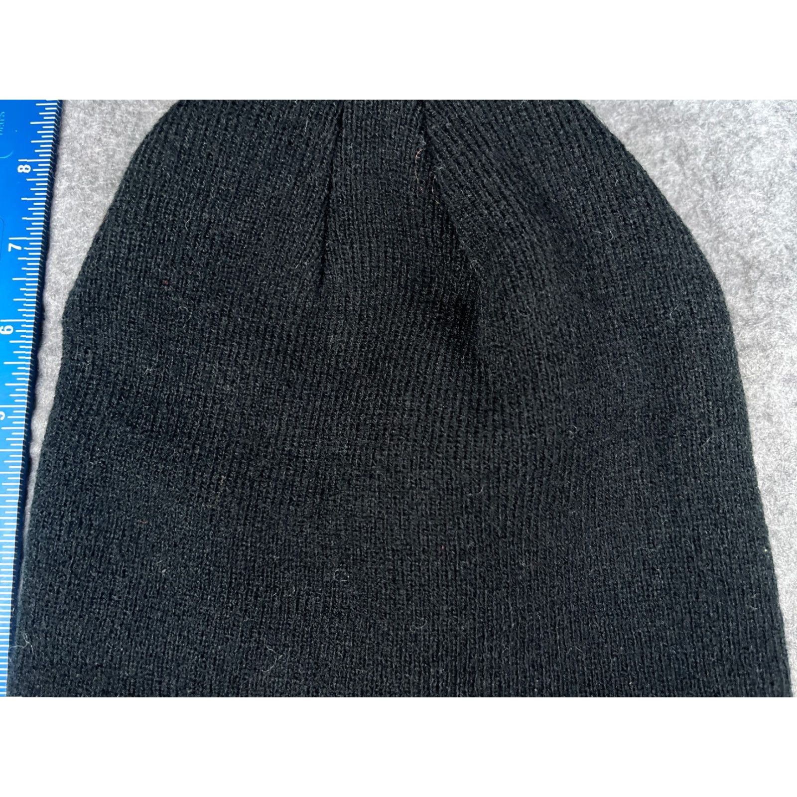 Vintage Robin Ruth Beanie Hat Unisex Adults One Size Black Knit 100% Acrylic Ski Winter 90s? (No) Size ONE SIZE - 3 Thumbnail