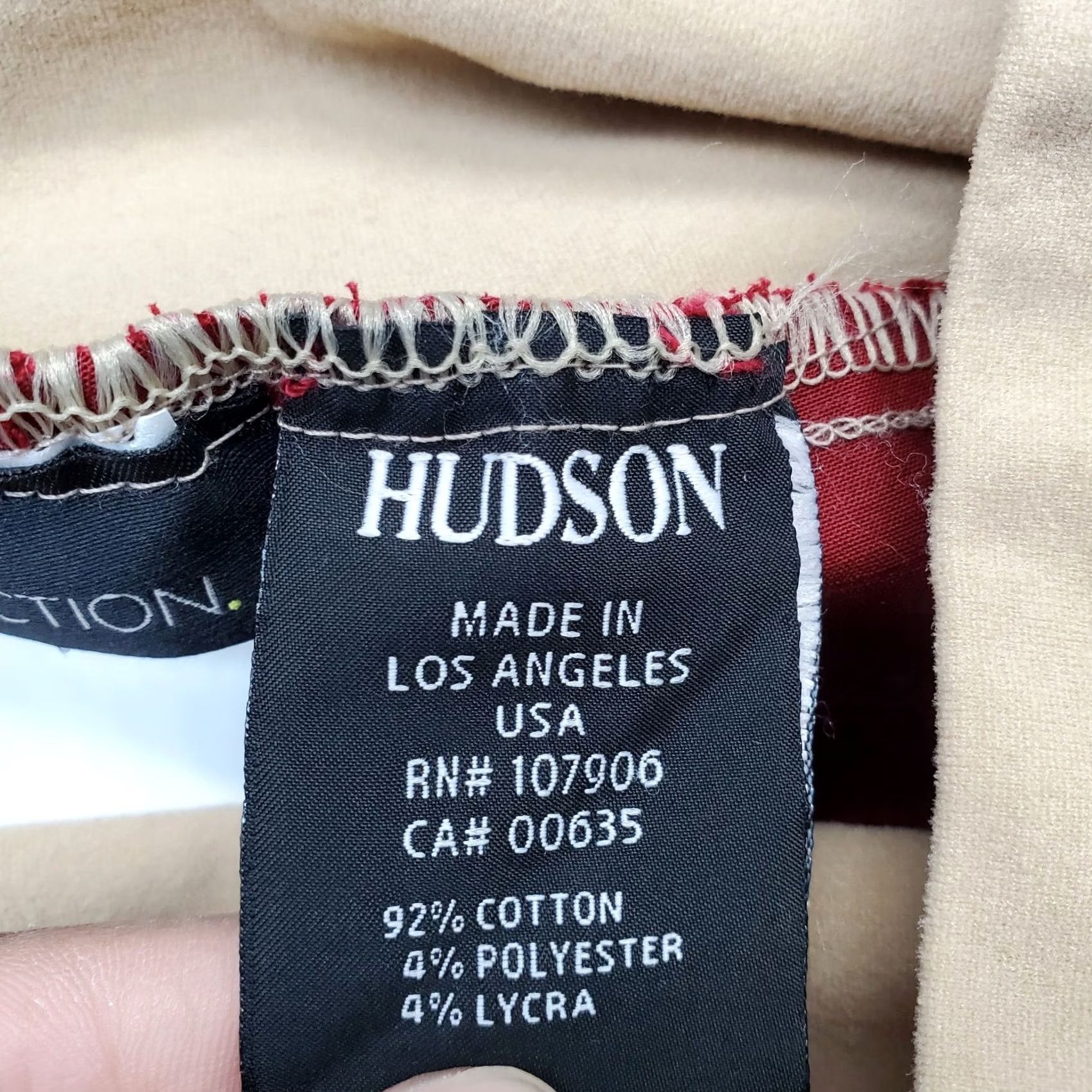 Hudson Hudson Maternity Pants Womens 26 Red Secret Fit Belly Nico Mid Rise Super Skinny Size 26" / US 2 / IT 38 - 7 Thumbnail