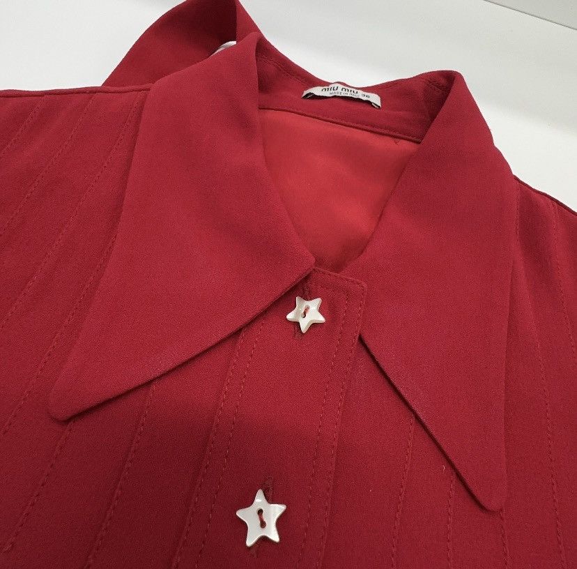 Miu Miu Miu Miu Star Decorative Buttons Dresses Size XS / US 0-2 / IT 36-38 - 6 Thumbnail