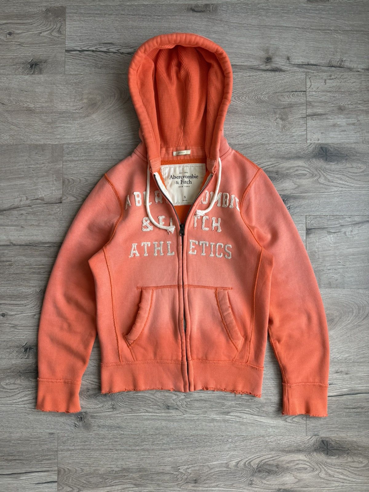 Abercrombie & Fitch LGB style Distressed Faded Hoodie