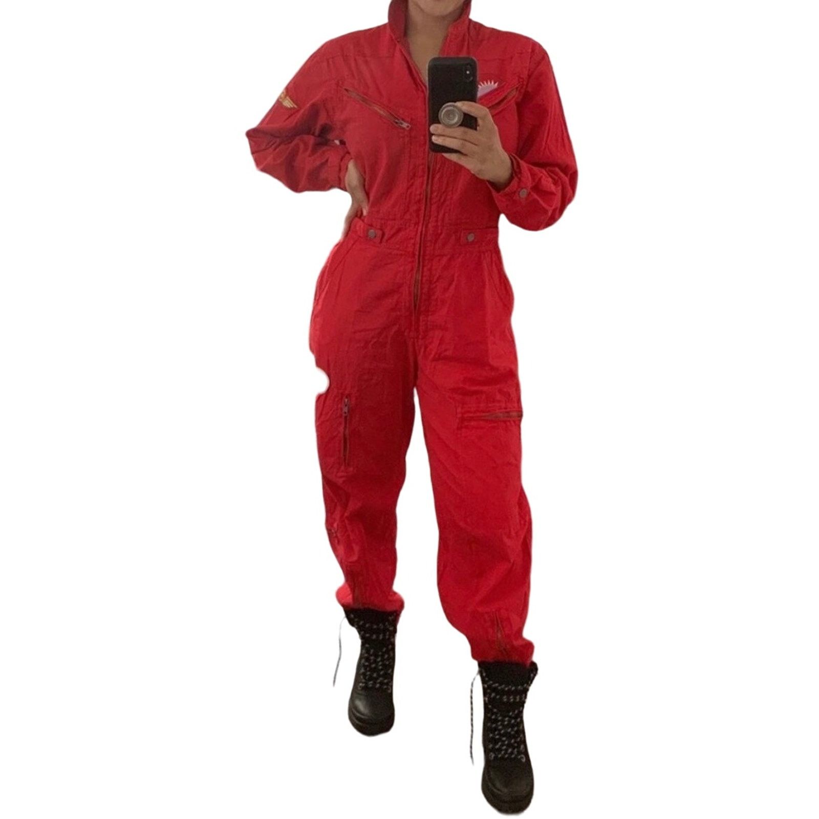 Free People Free People Lena Flight Jumpsuit Size 27" / US 4 / IT 40 - 11 Thumbnail