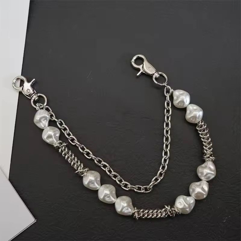 Jewelry Double-Layer Charm Chain Waist Pant Chain Size ONE SIZE - 4 Thumbnail