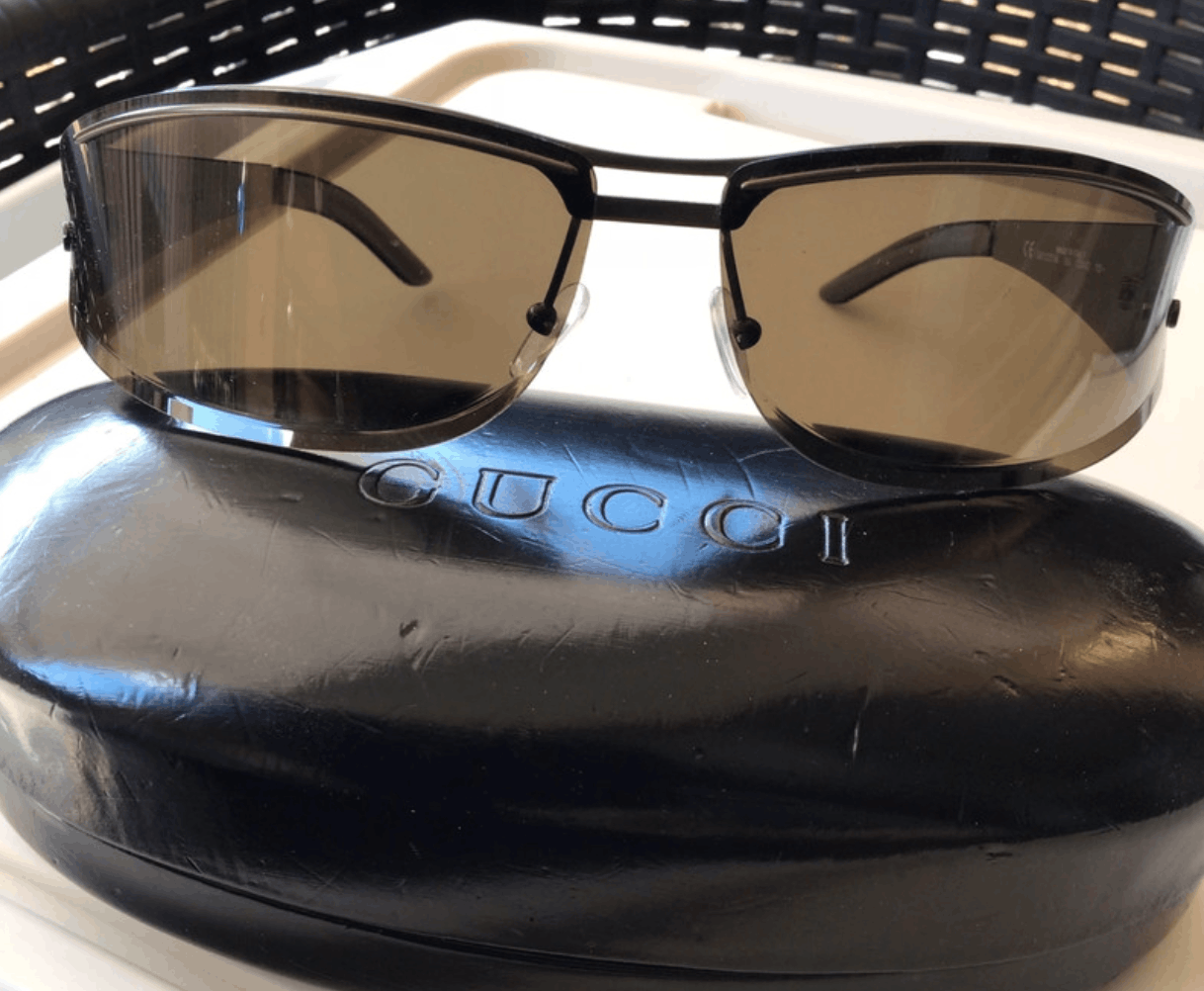 Gucci Gucci Sunglasses GG1727 Mask Logo Shield GG Sport Vintage Size ONE SIZE - 5 Thumbnail