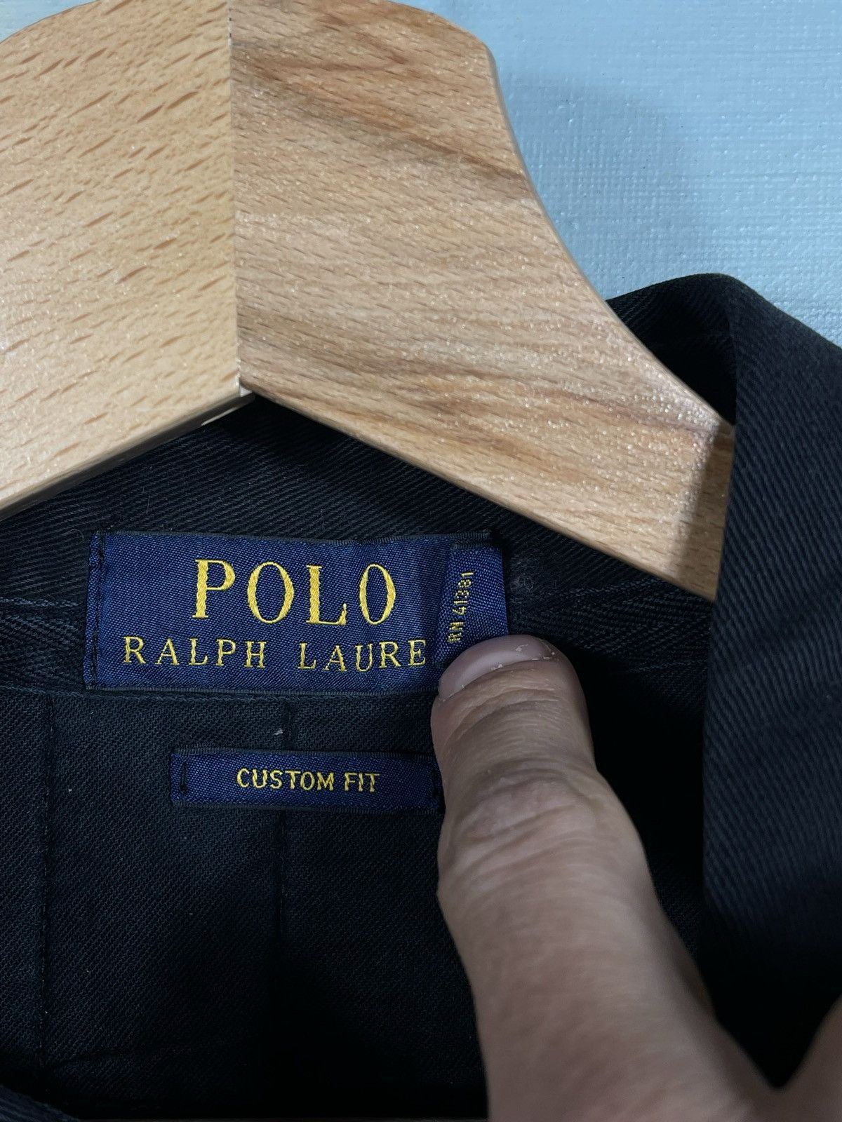 Polo Ralph Lauren Polo Ralph Lauren Black Retro 00s Longsleeve Skate Drip Swag Size US L / EU 52-54 / 3 - 8 Thumbnail