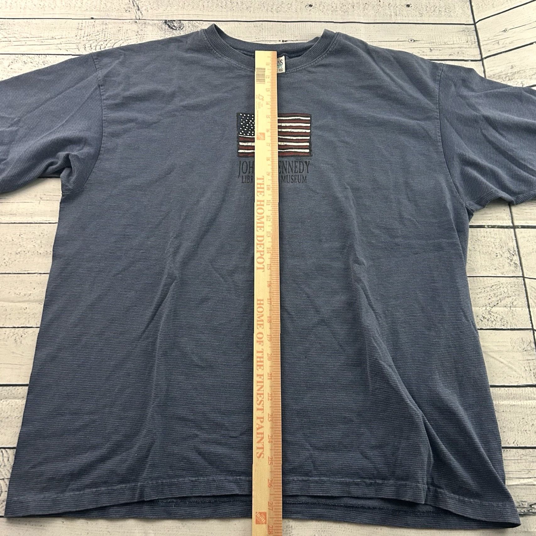 Vintage Vintage Artforms John F. Kennedy Library Museum Short Sleeve T Shirt Men's XXL Blue Artforms 2XL Shirt Mens JFK Library Museum Shirt Blue XXL Size US XXL / EU 58 / 5 - 3 Thumbnail
