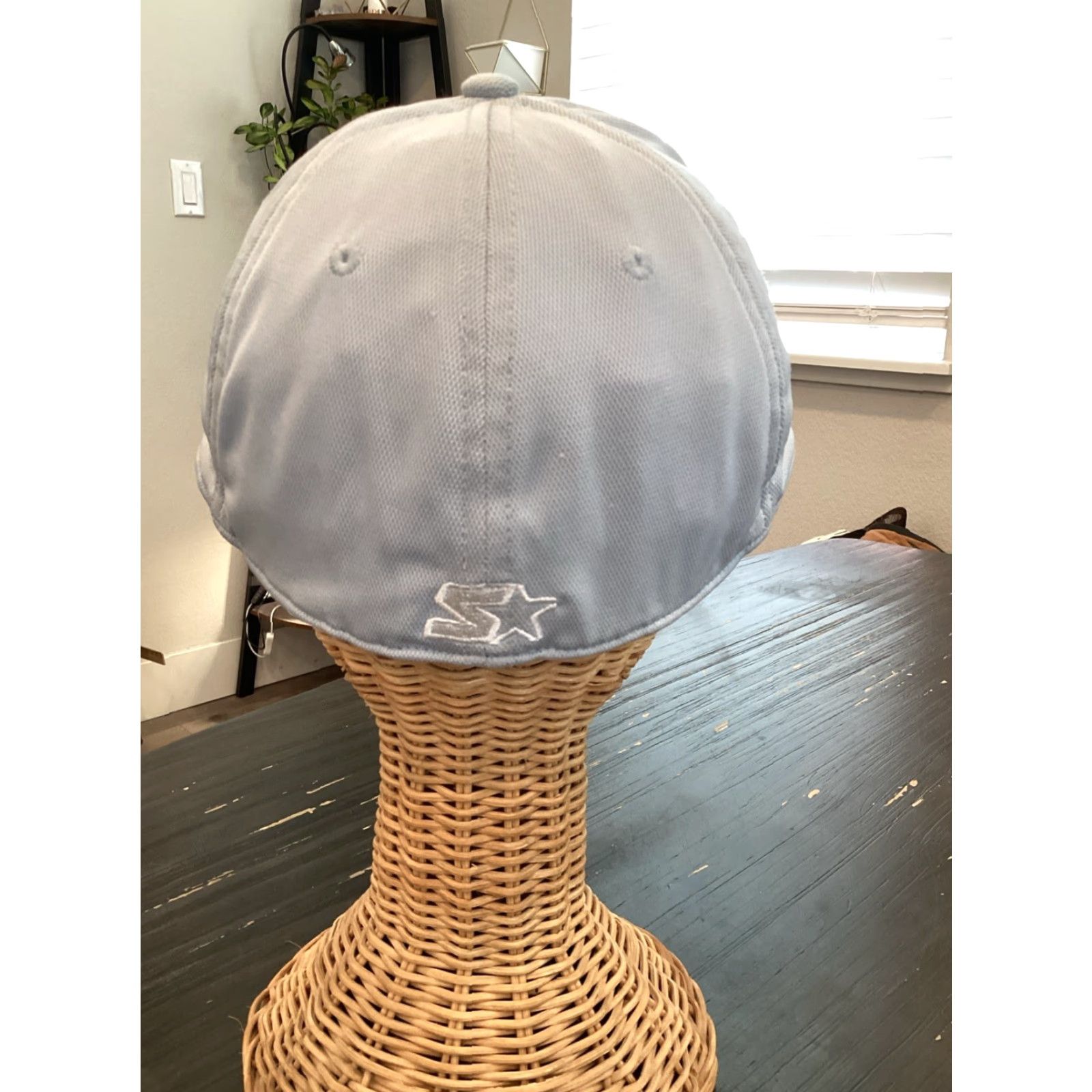 Starter STARTER Hat Cap White Logo One Size Adult Stretch Fitted Baseball Cap Unisex Men's Women's Summer Casual Size ONE SIZE - 4 Thumbnail