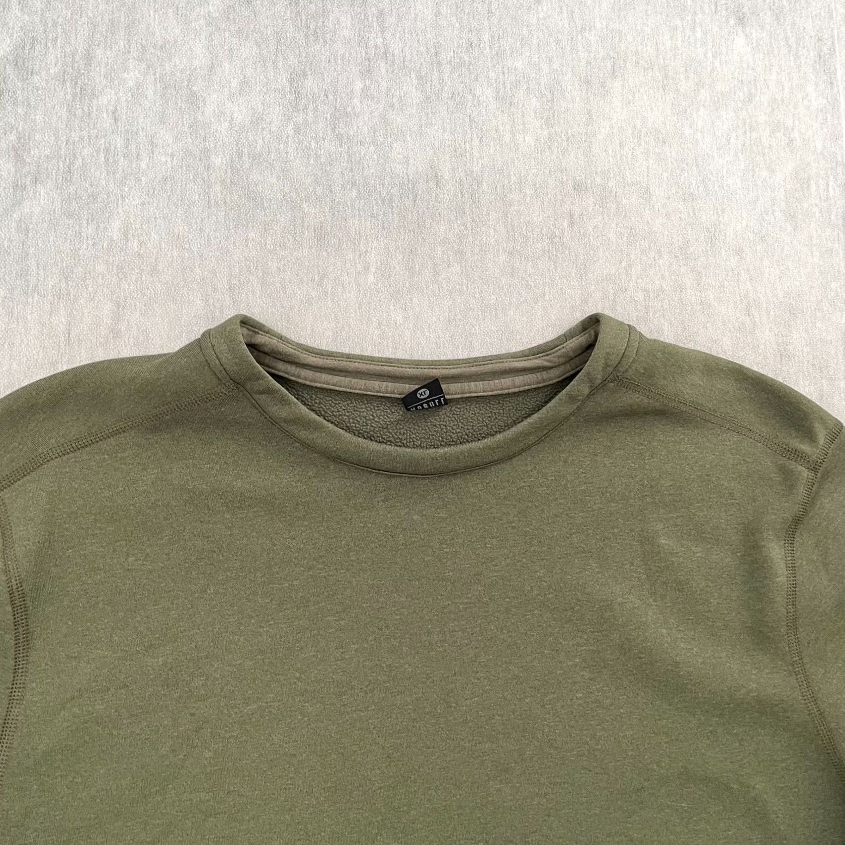 Vintage NOBULL Sweatshirt Adult XL Green Fleece Crewneck Pullover Logo USA Mens Size US XL / EU 56 / 4 - 2 Thumbnail