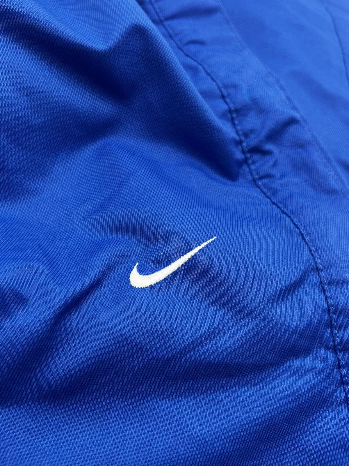 Nike NIKE Sportwear Men's Blue Breakaway Snap-Button Relaxed-Fit Size US 32 / EU 48 - 4 Thumbnail