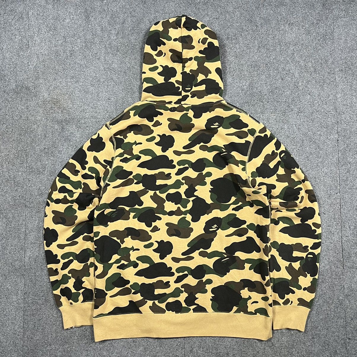 Bape × Nigo OG BAPE NIGO 1st YELLOW CAMO COLLEGE PULLOVER HOODIE Size US XL / EU 56 / 4 - 2 Thumbnail