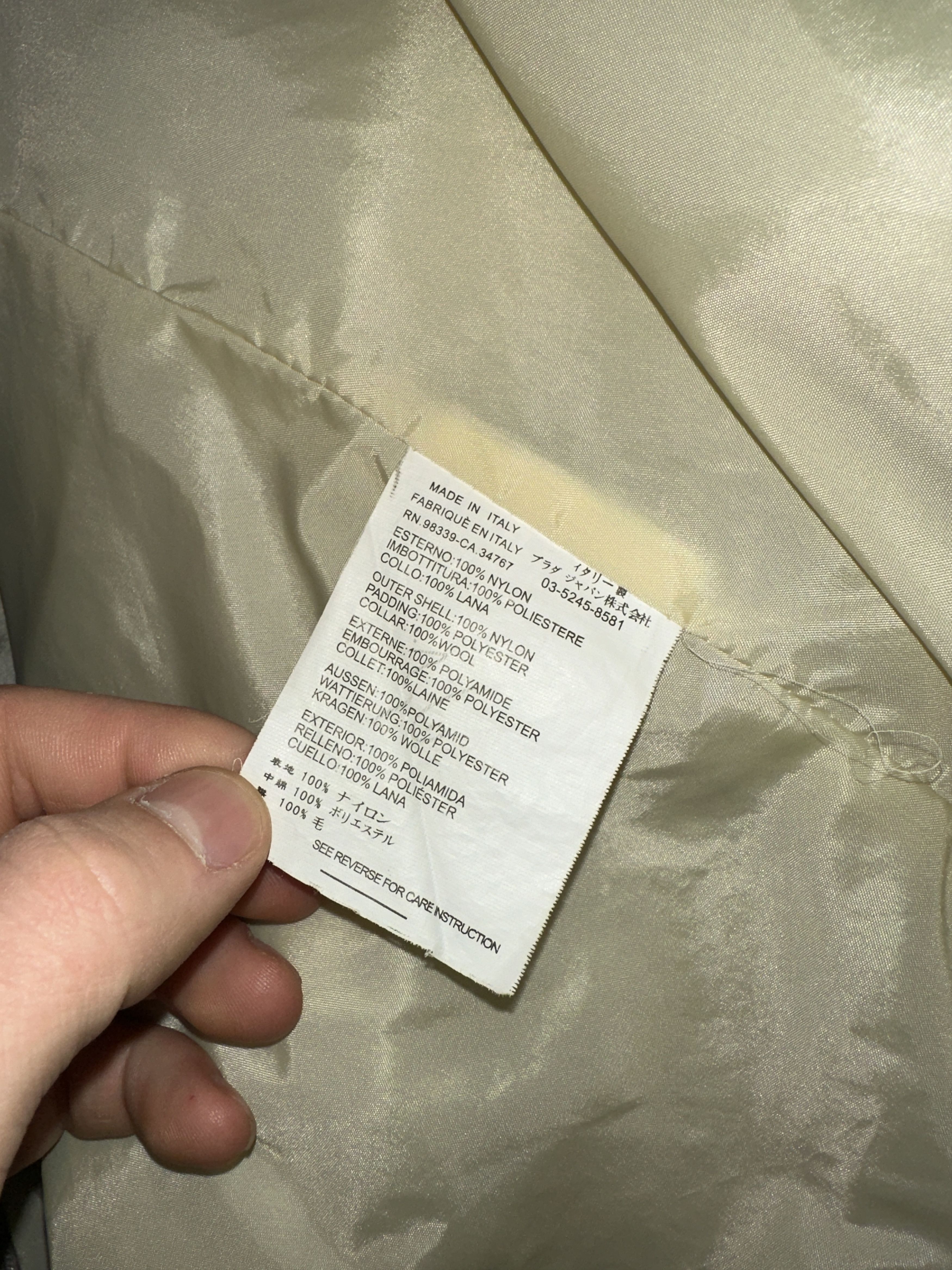 Prada Prada Milano Men Bomber Light Inside Jacket Size 50 It M Size US M / EU 48-50 / 2 - 12 Thumbnail