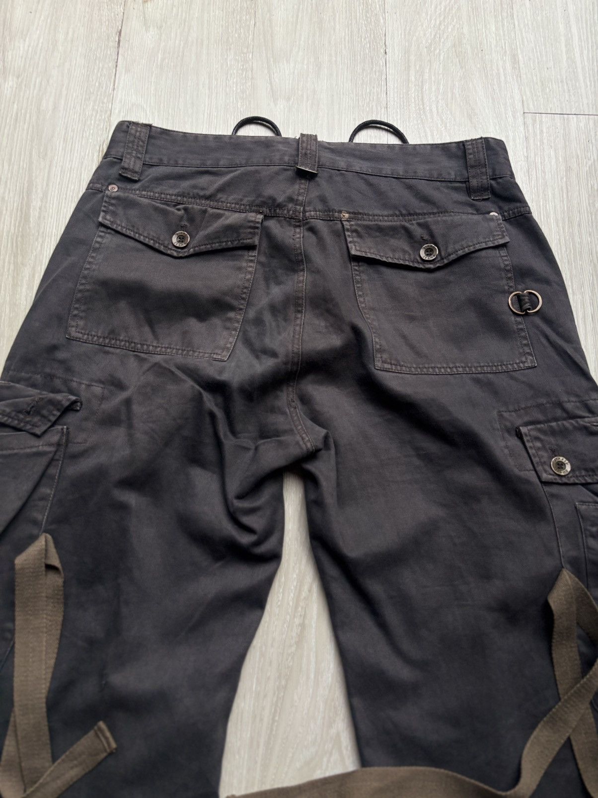 Japanese Brand VERTGARMENTS lace up baggy cargo pants Size US 32 / EU 48 - 4 Thumbnail