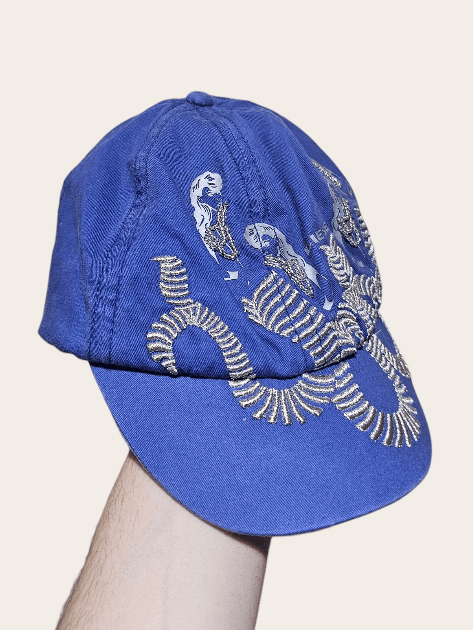 Diesel Diesel y2k Blue Hat Size ONE SIZE - 3 Thumbnail