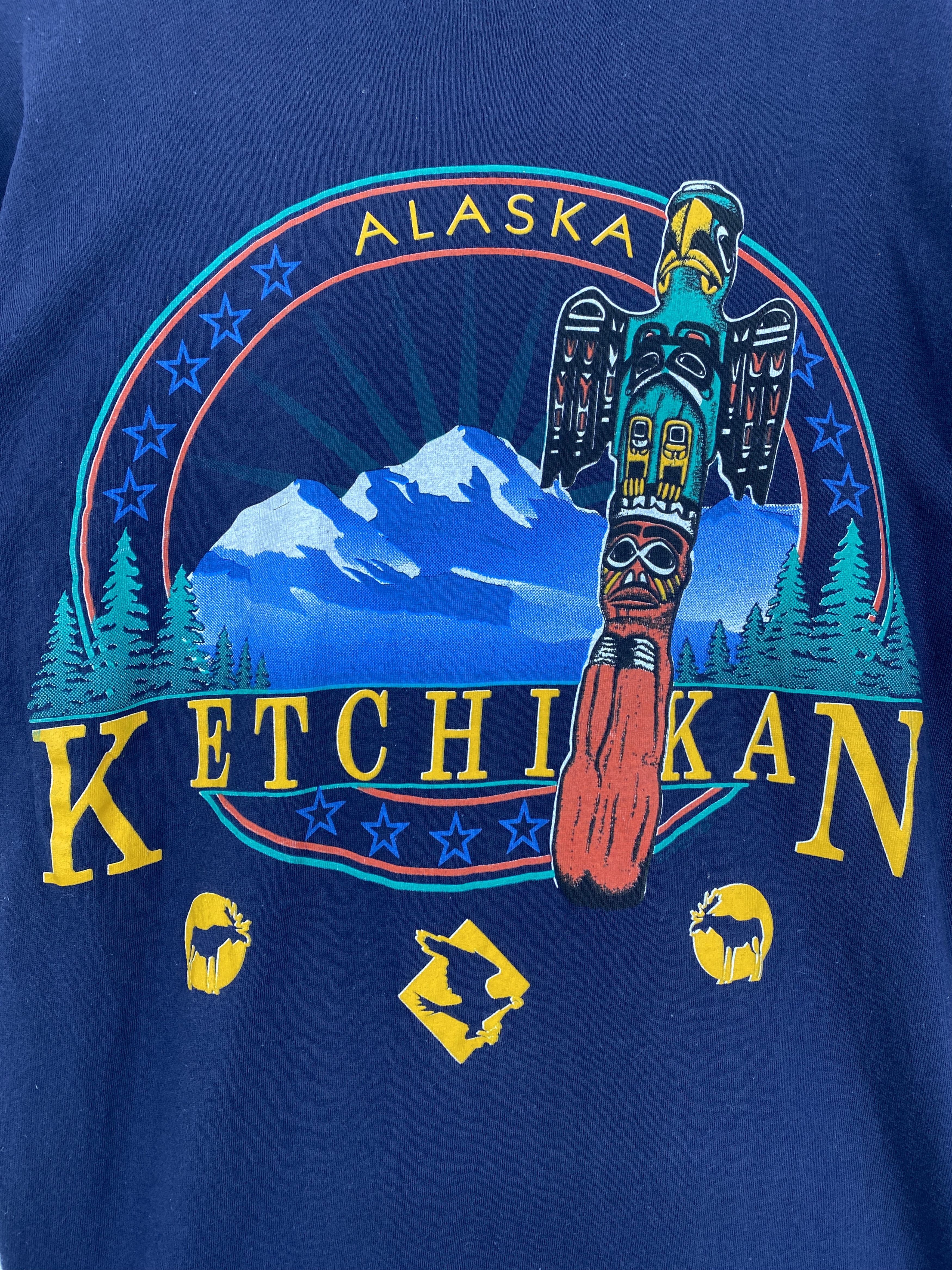 Vintage Vintage 90s Ketchikan Alaska T-Shirt TA0590 Size US L / EU 52-54 / 3 - 9 Thumbnail