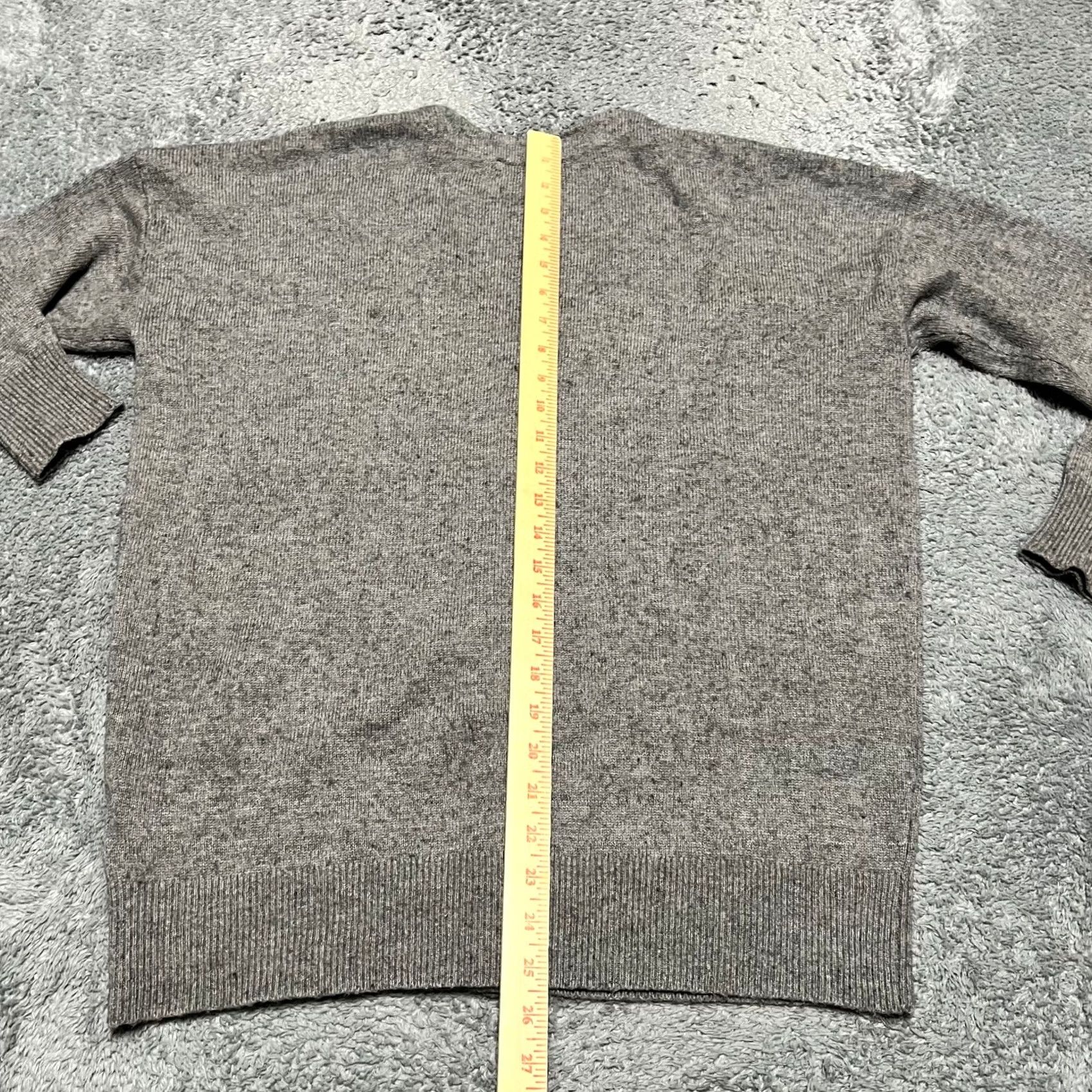 Madewell Madewell Cardigan Sweater Womens Medium V Neck Gray Merino Wool Blend Relaxed Pilling Mens? Girls? Size M / US 6-8 / IT 42-44 - 8 Thumbnail