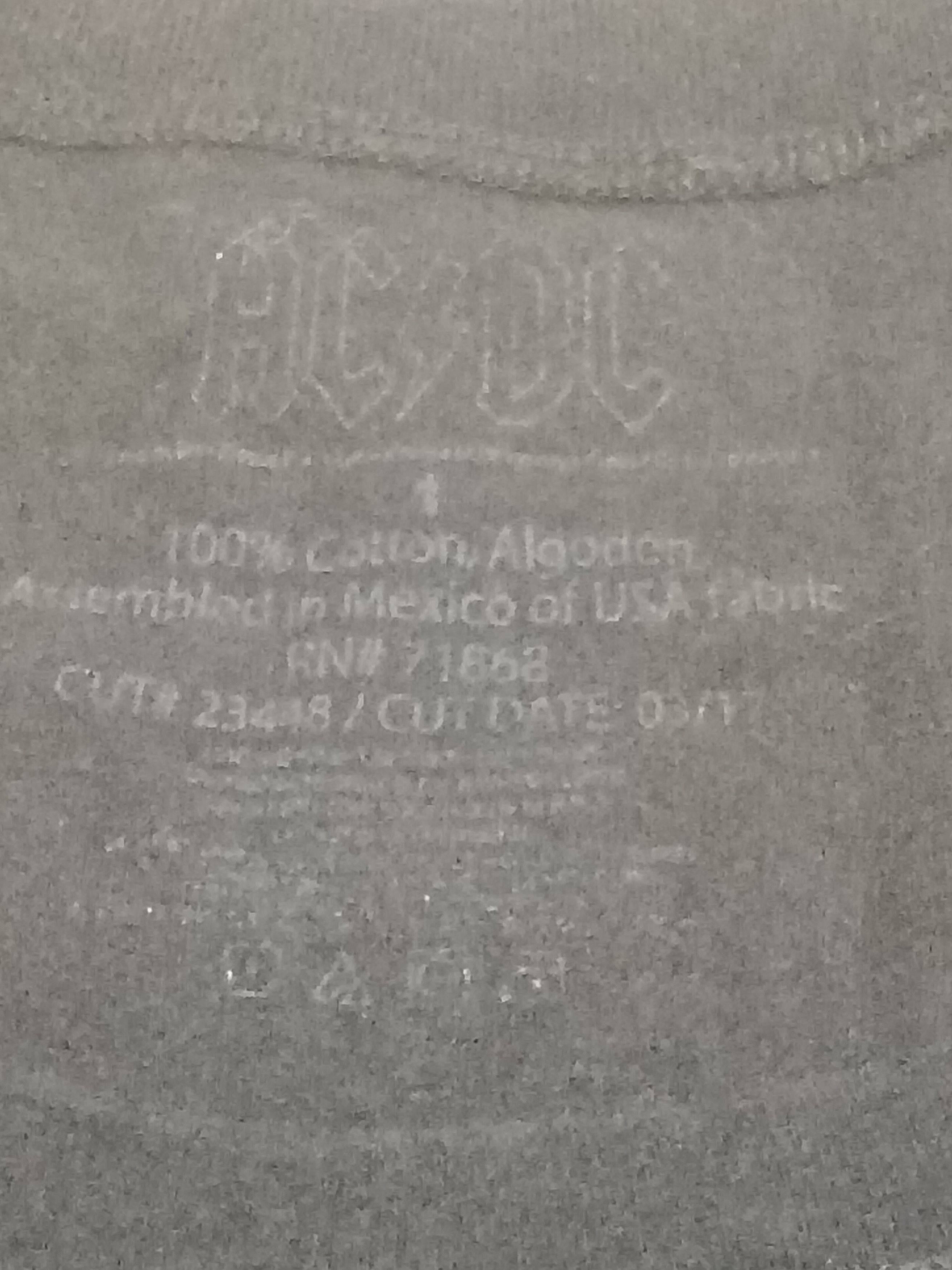 Band Tees ACDC BACK IN BLACK SHIRT Size L / US 10 / IT 46 - 2 Thumbnail