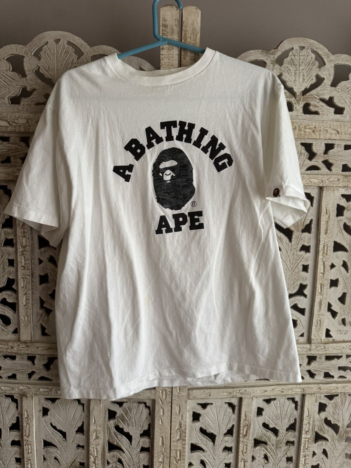 Bape Bape wavy logo tee Size US M / EU 48-50 / 2 - 1 Thumbnail