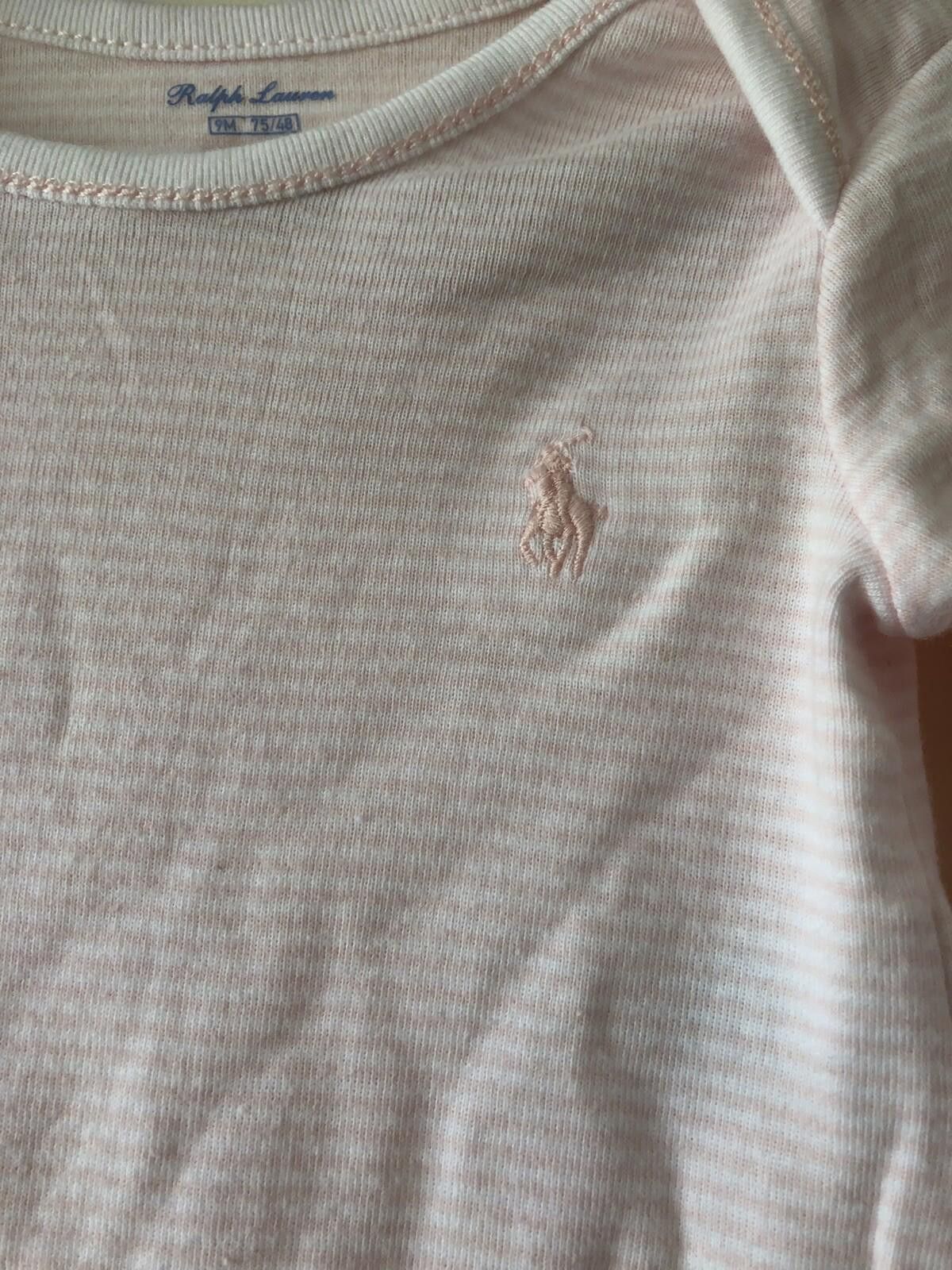 Polo Ralph Lauren Ralph Lauren Pink Bodysuit Size 6M Size ONE SIZE - 2 Thumbnail