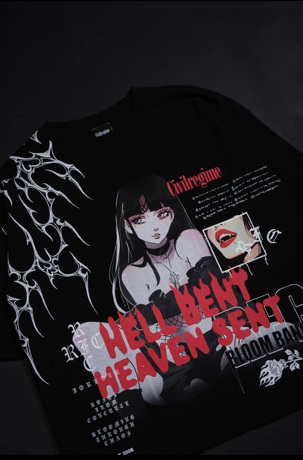 Civil Regime The Bloom Bankai Temptress Dungeon Tee in Black Size US L / EU 52-54 / 3 - 2 Thumbnail