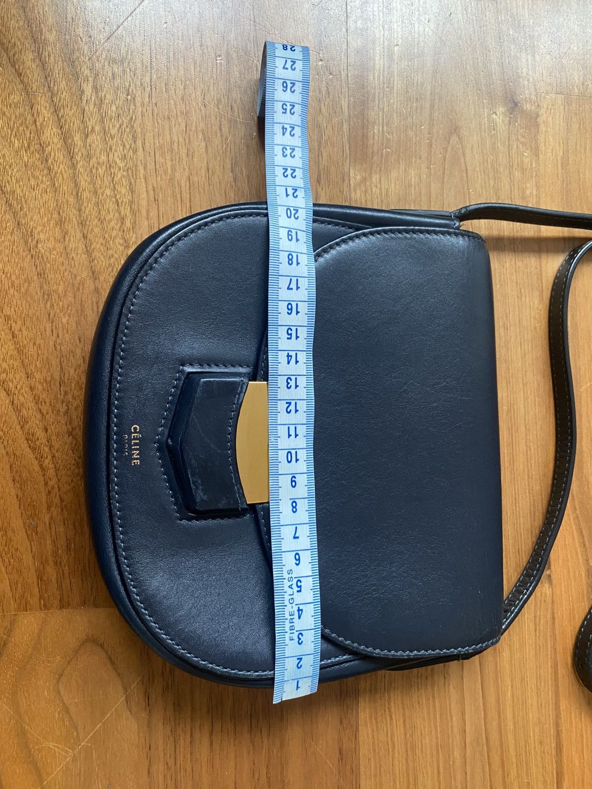 Celine Old Céline Trotteur Navy Cross-body Bag Size ONE SIZE - 14 Thumbnail