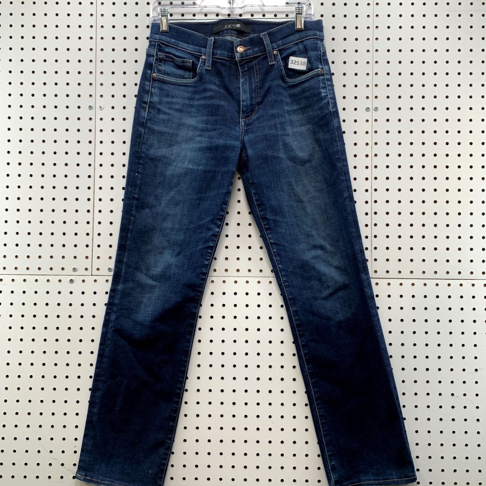 Vintage Joe's Jeans Womens The Classic Straight Leg Blue Denim Jeans Size 29X30 FLAW Size 29" - 2 Thumbnail