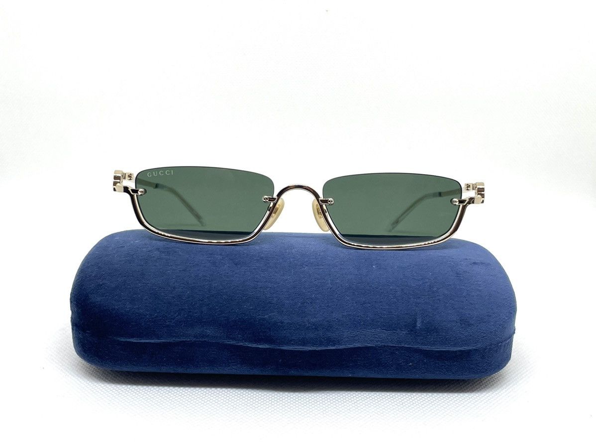 Vintage Gucci sunglasses GG1278S 002 55 Made in Japan New Collection Size ONE SIZE - 3 Thumbnail