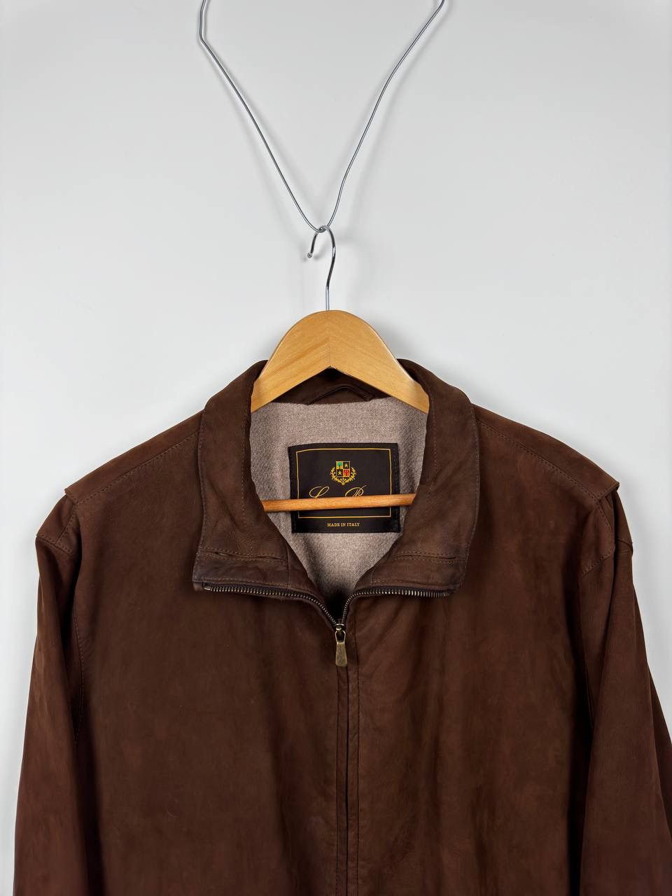 Loro Piana Loro Piana Suede Leather Cashmere Jacket Size US XXL / EU 58 / 5 - 5 Thumbnail