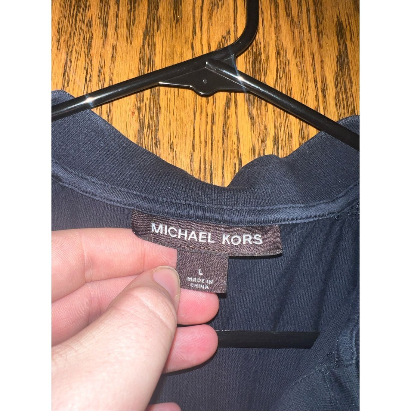 Michael Kors Michael Kors Black Polo Shirt Men’s Size Large Size US L / EU 52-54 / 3 - 4 Thumbnail