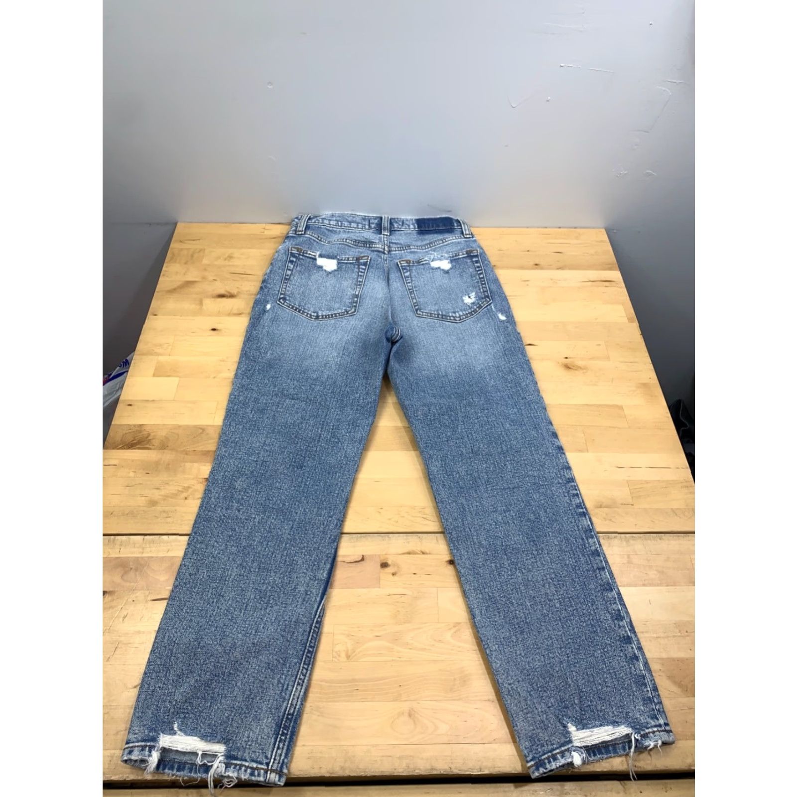 Abercrombie & Fitch Abercrombie & Fitch Jeans Ankle 26 Blue 5-Pocket Regular High Rise Love Bohemian Women Size 26" / US 2 / IT 38 - 8 Thumbnail