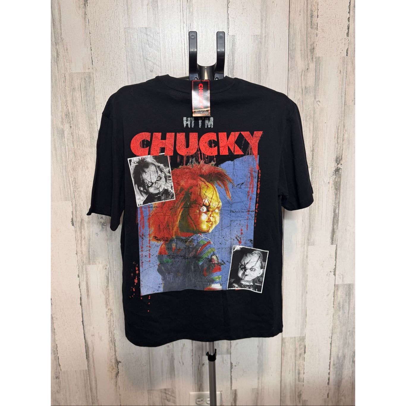 Other Chucky Graphic T-Shirt Men’s Size S Black Horror Movie Tee G Size US S / EU 44-46 / 1 - 2 Thumbnail