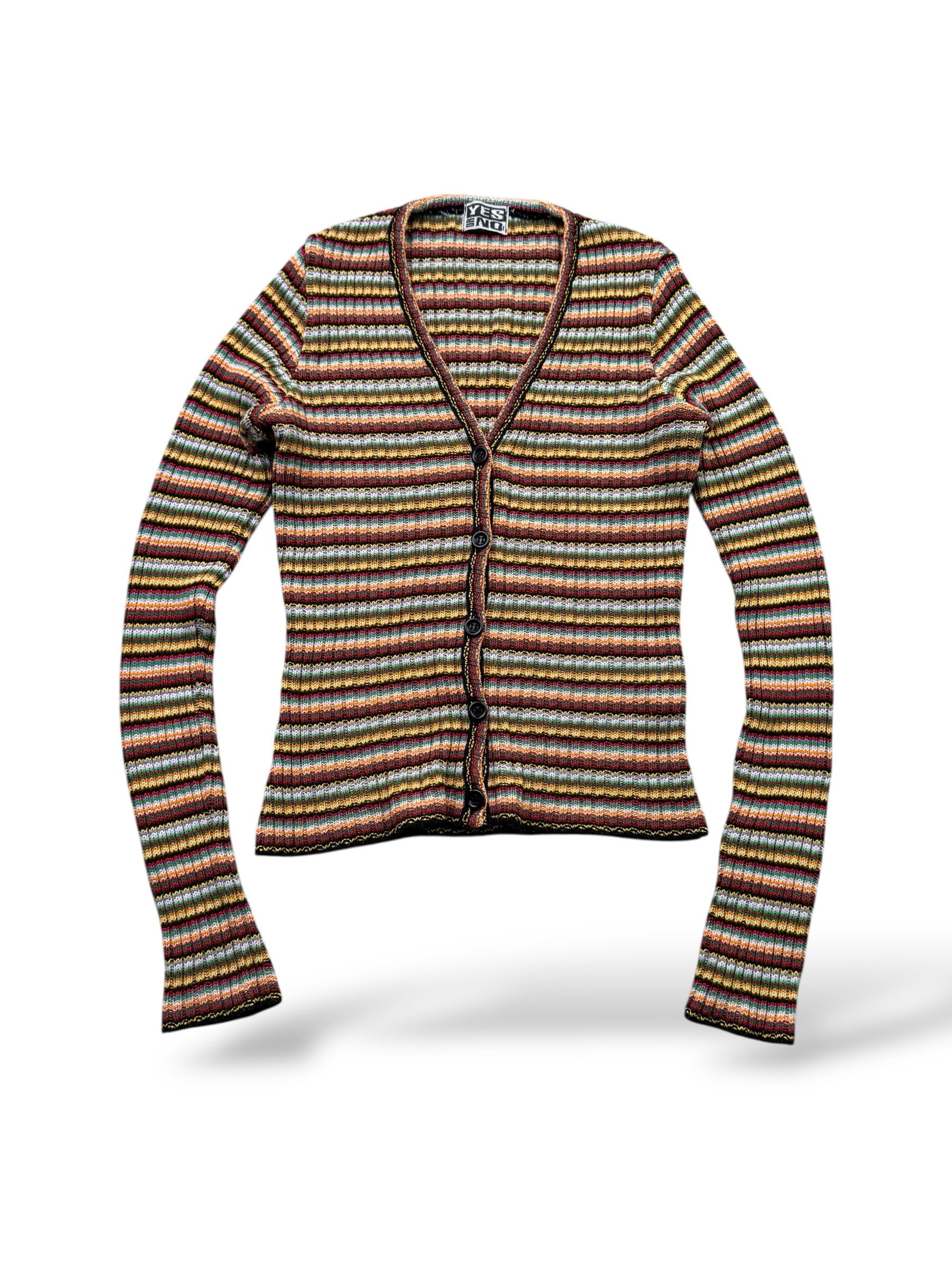 Rare 00’s Japanese Label Mohair Knit Japanese Brand × Rare Mohair Texture Soft Multicolored Knit