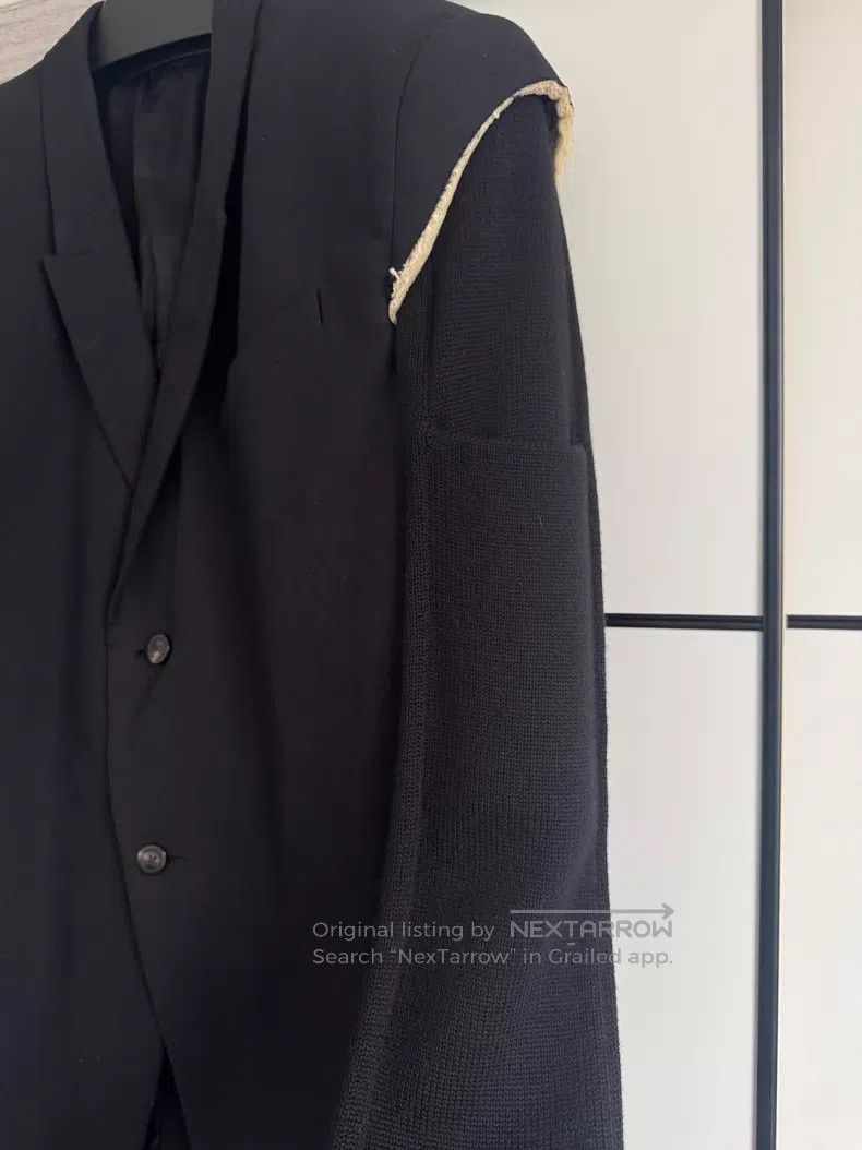 Rick Owens RICK OWENS Oversized Shoulder Patchwork Coat Size US XXS / EU 40 - 3 Thumbnail