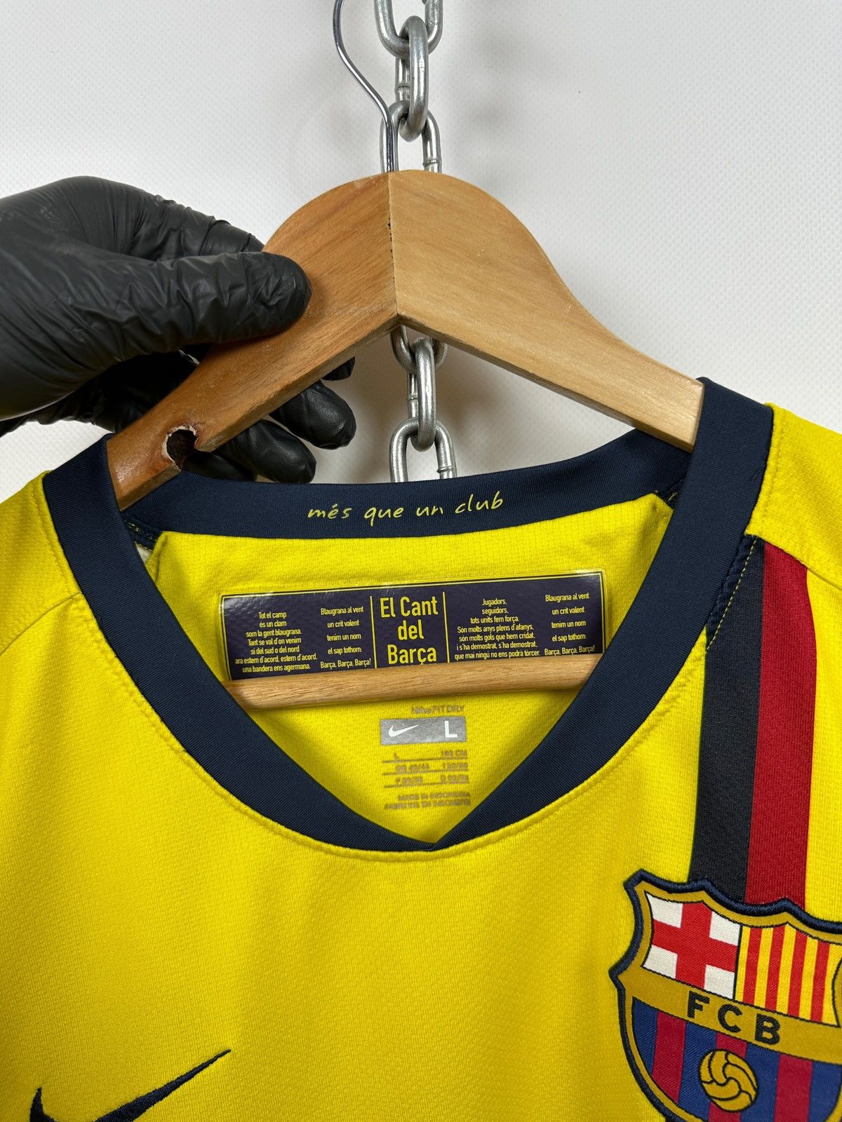 Nike 2008/09 Nike FC Barcelona Vintage Soccer Jersey Size US L / EU 52-54 / 3 - 21 Thumbnail