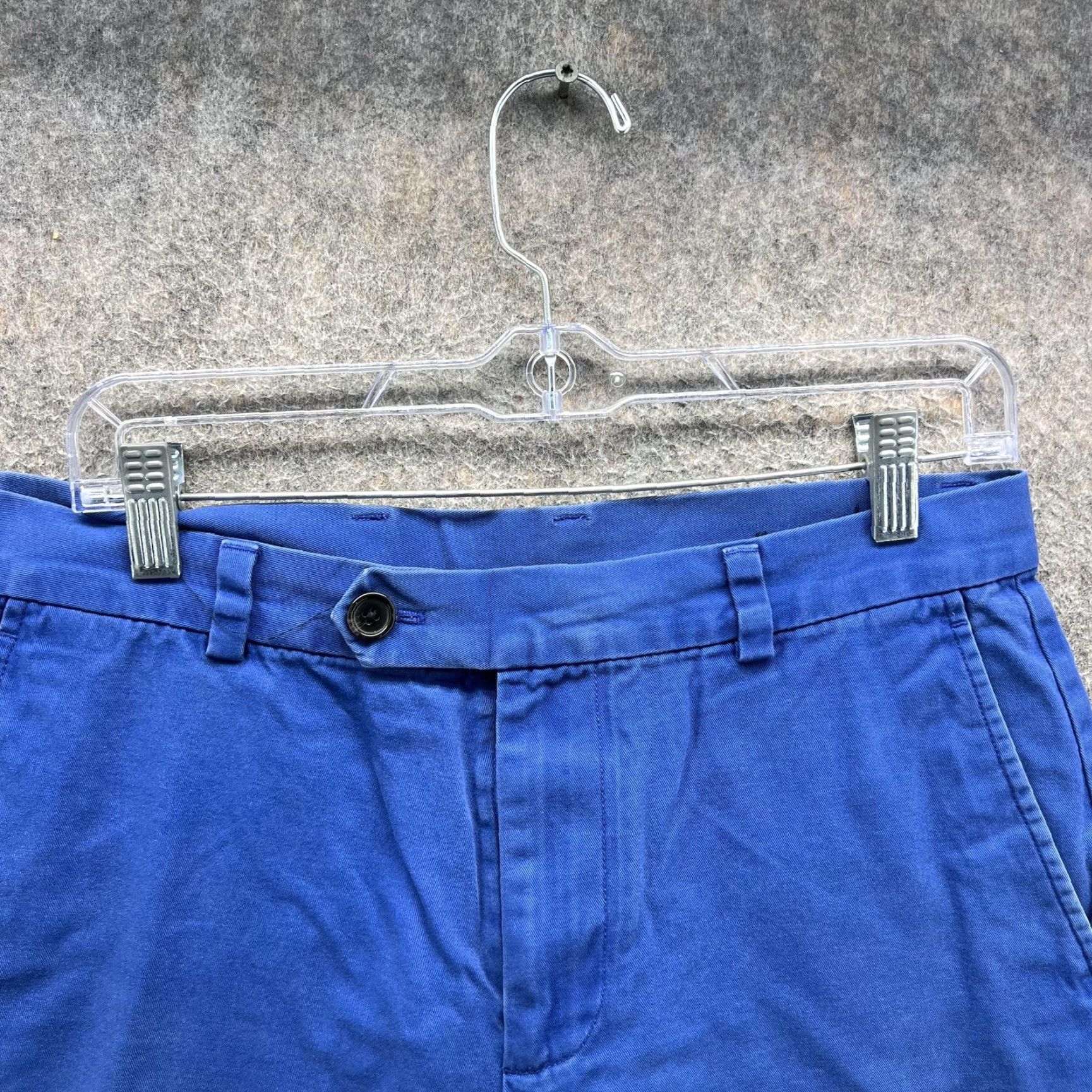 Brooks Brothers Brooks Brothers 346 Shorts Mens 33 Blue Chino Cotton Flat Front Casual Golf Size US 33 - 3 Thumbnail