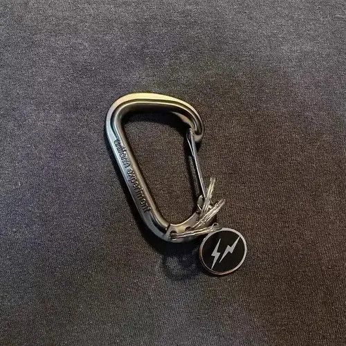 Jewelry Carabiner Titanium Steel Lightning Keychain Size ONE SIZE - 2 Thumbnail