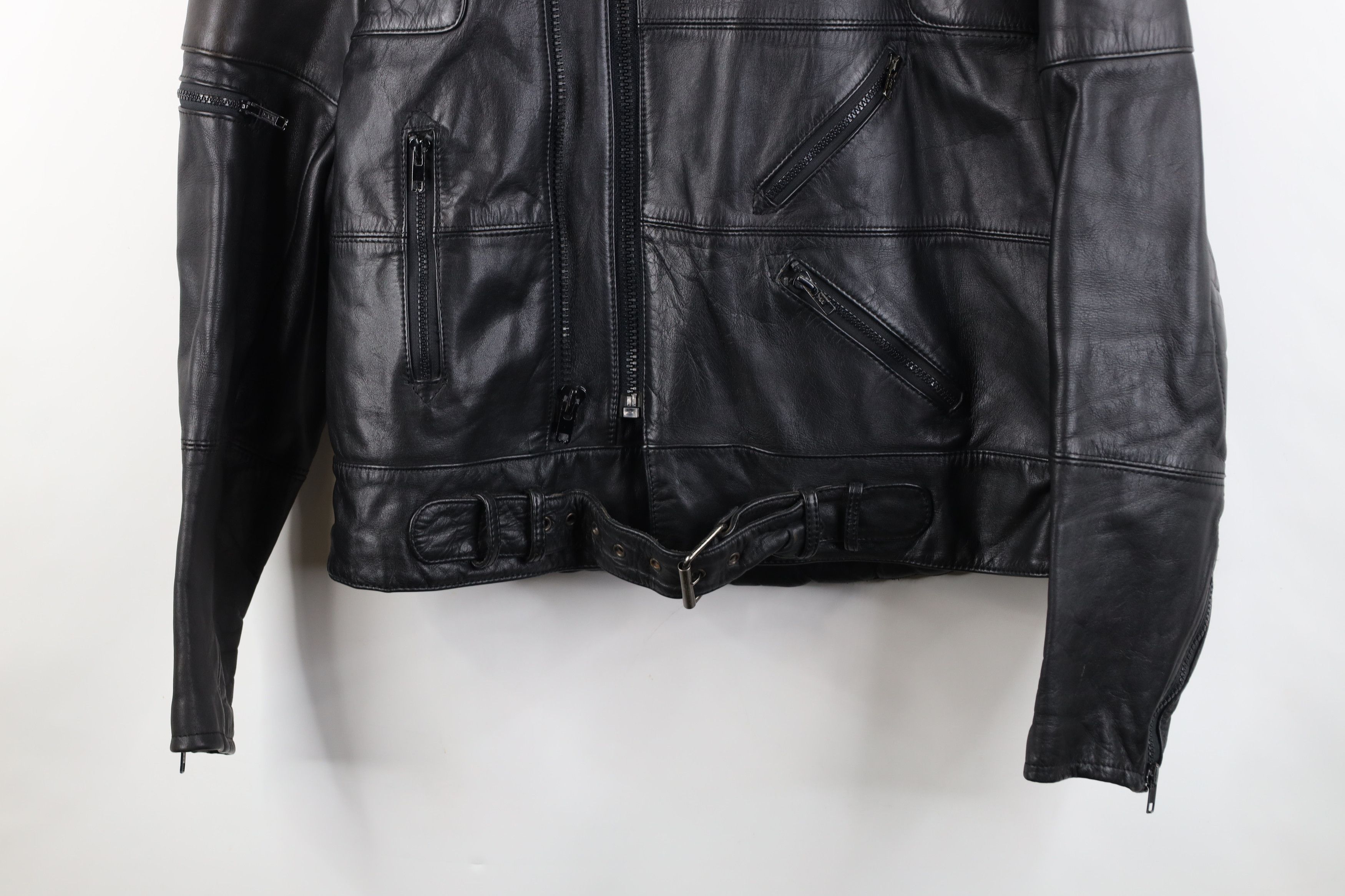 Vintage Vintage 70s 80s Streetwear Padded Moto Racing Cafe Jacket Size US XXL / EU 58 / 5 - 3 Thumbnail
