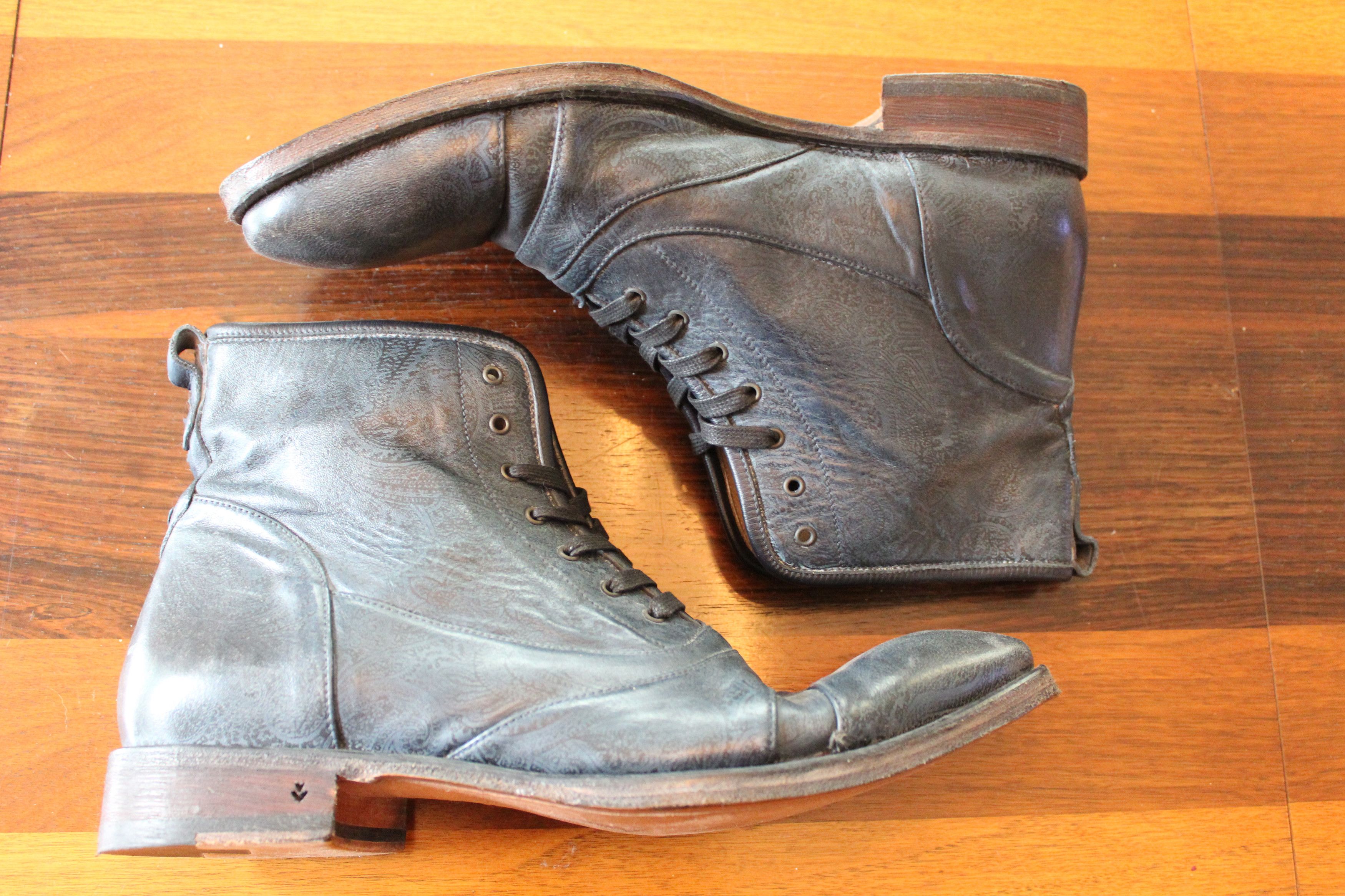 John Varvatos Varvatos Collection | Fleetwood Lace Boot – VIP Edition Size US 11 / EU 44 - 1 Thumbnail