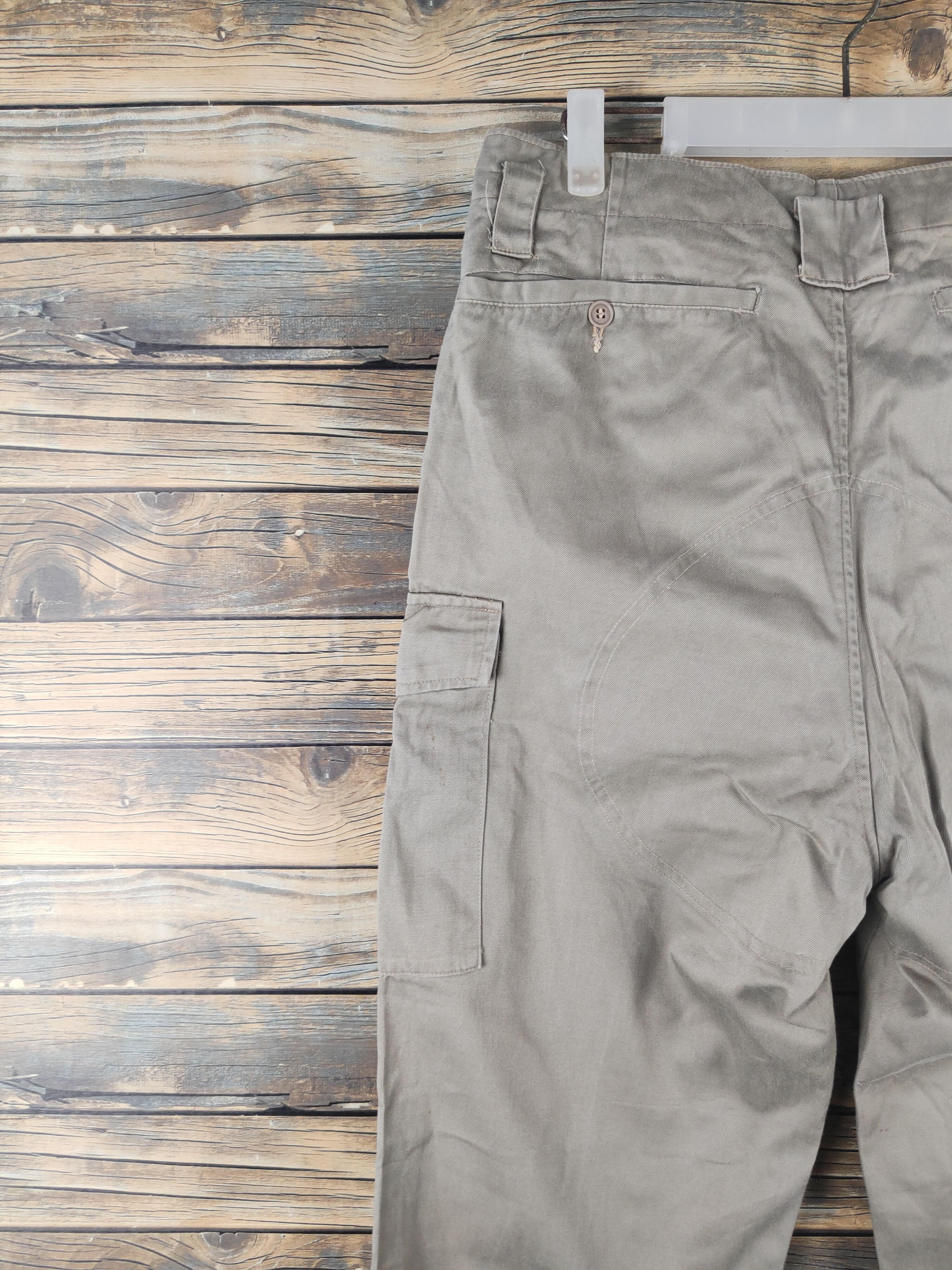 Japanese Brand DL Japanese Brand Beige Multipocket Cargo Pants #2674 Size US 30 / EU 46 - 8 Thumbnail