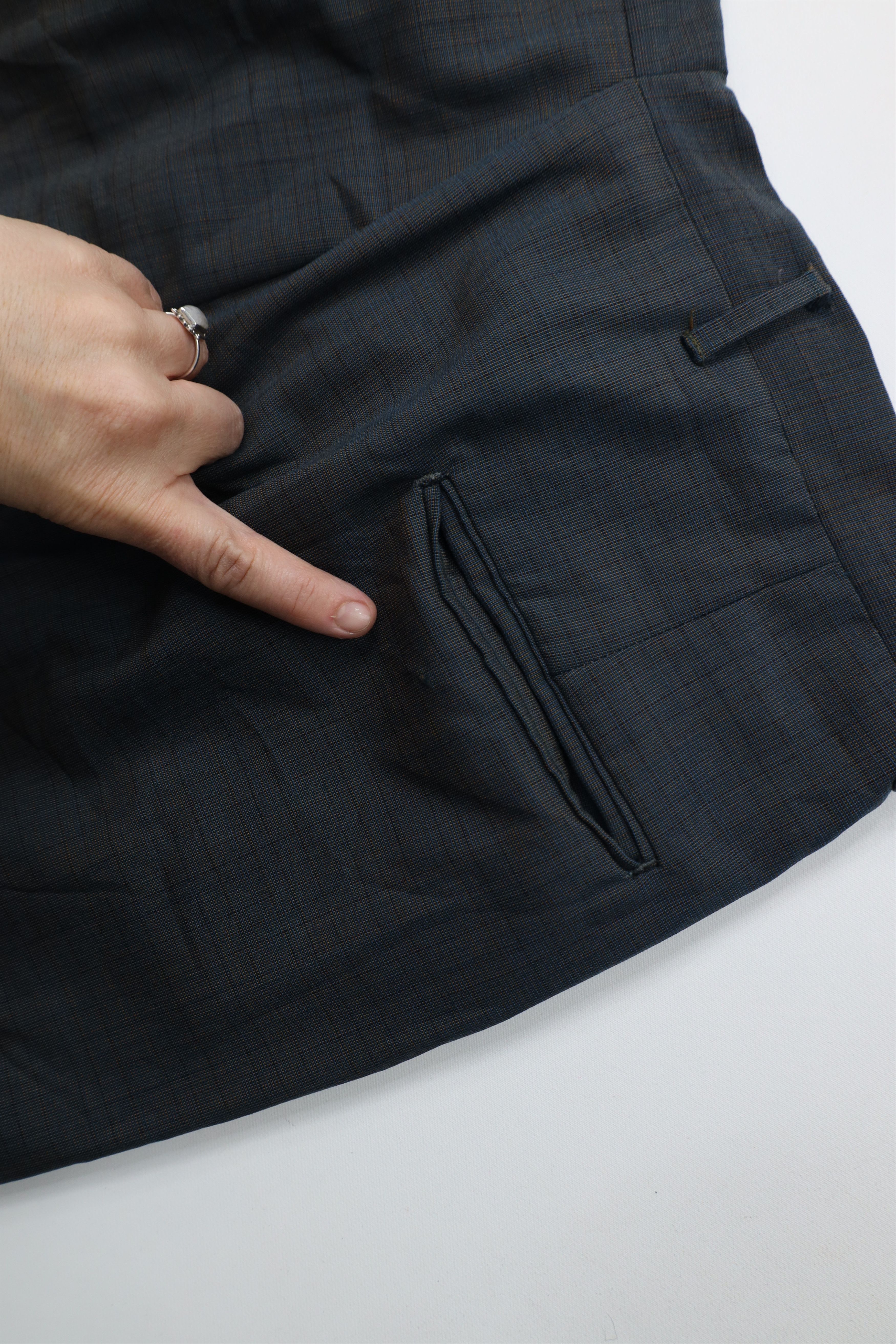 Vintage Vintage 50s Rockabilly Gabardine Wide Leg Chino Pants US Size US 34 / EU 50 - 12 Thumbnail