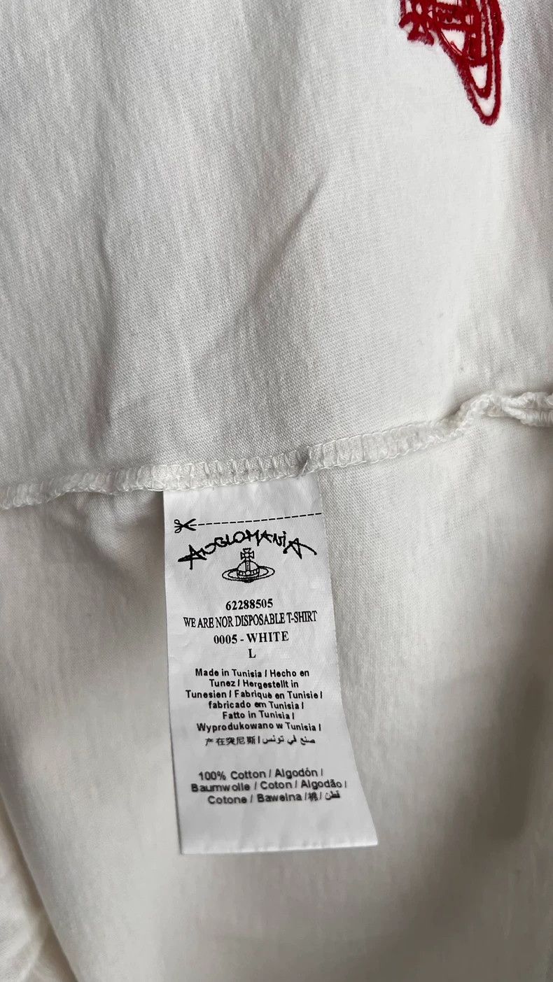 Vivienne Westwood Vivienne Westwood White T-shirt Size L / US 10 / IT 46 - 4 Thumbnail