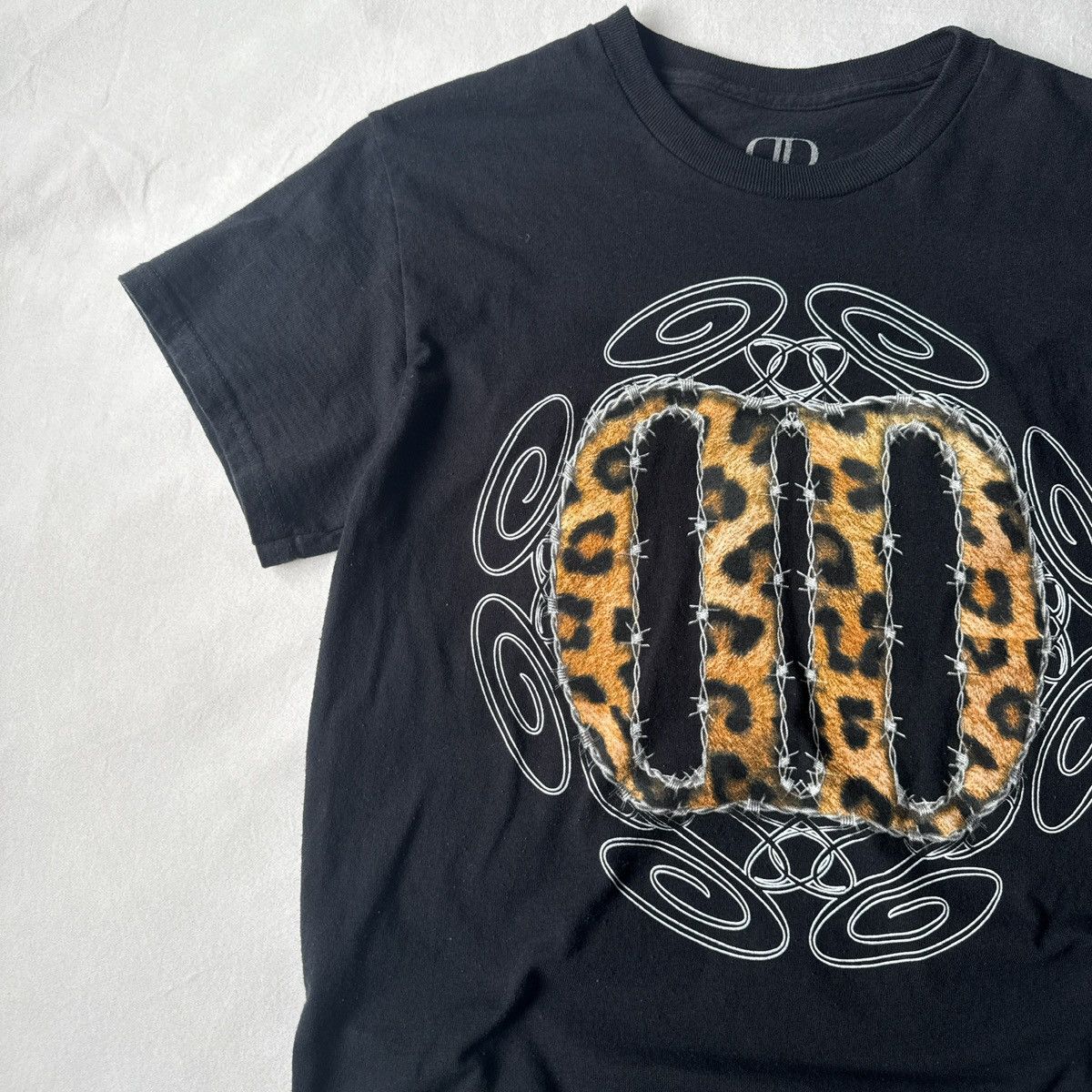 Rap Tees Lil Tecca Dopamine Official Cheetah Print Tee Black Small S Size US S / EU 44-46 / 1 - 3 Thumbnail