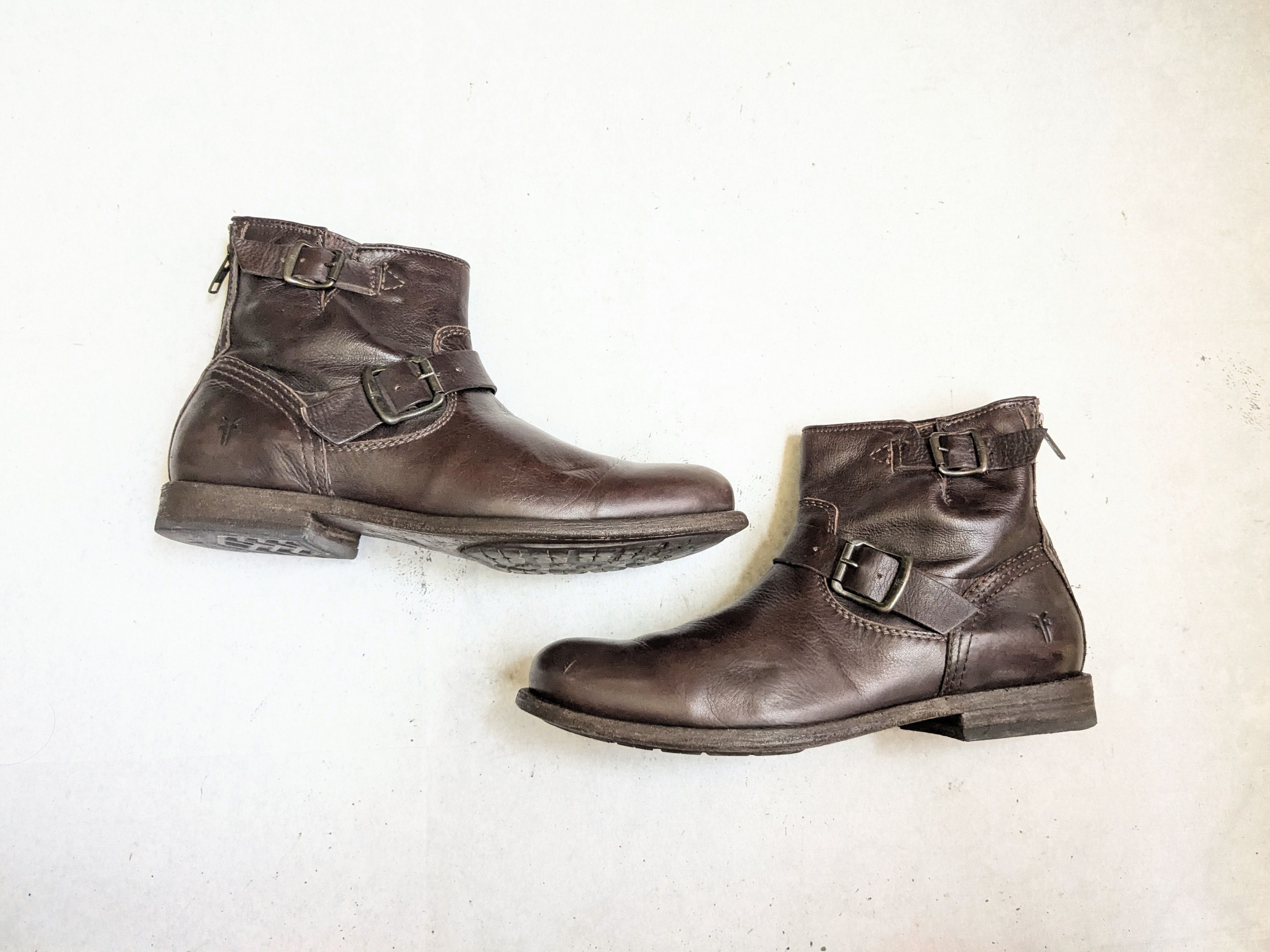 Frye Frye Harness Boots Brown 8.5 D Leather Size US 8.5 / EU 41-42 - 1 Thumbnail